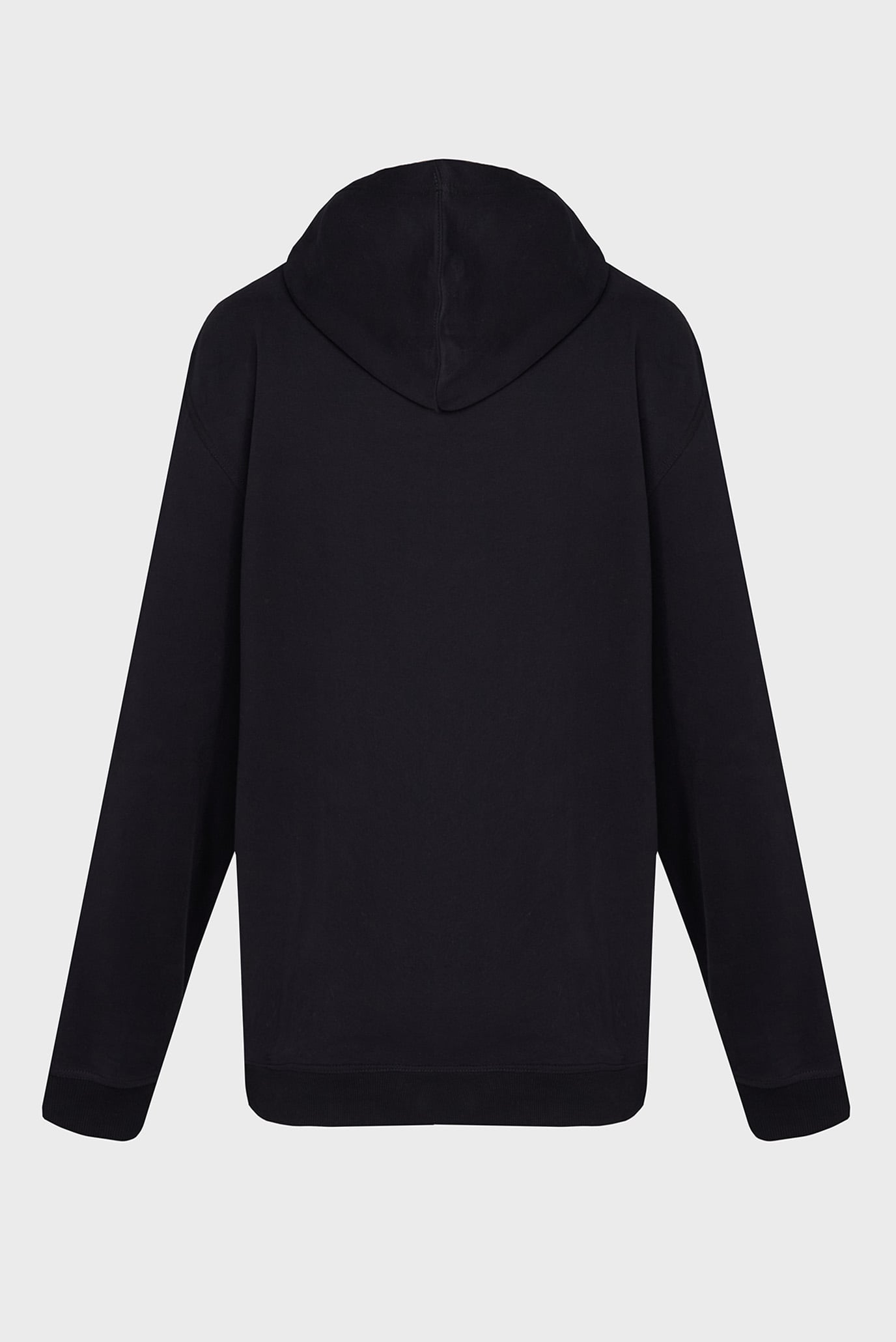 Мужское черное худи EMBROIDERY PATCH 2