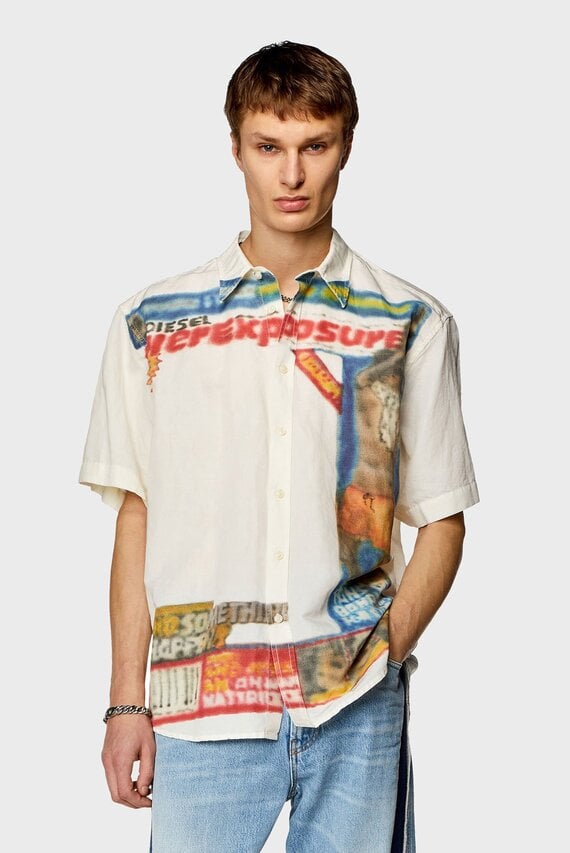 Рубашка с коротким рукавом S-ELIAS CAMICIA