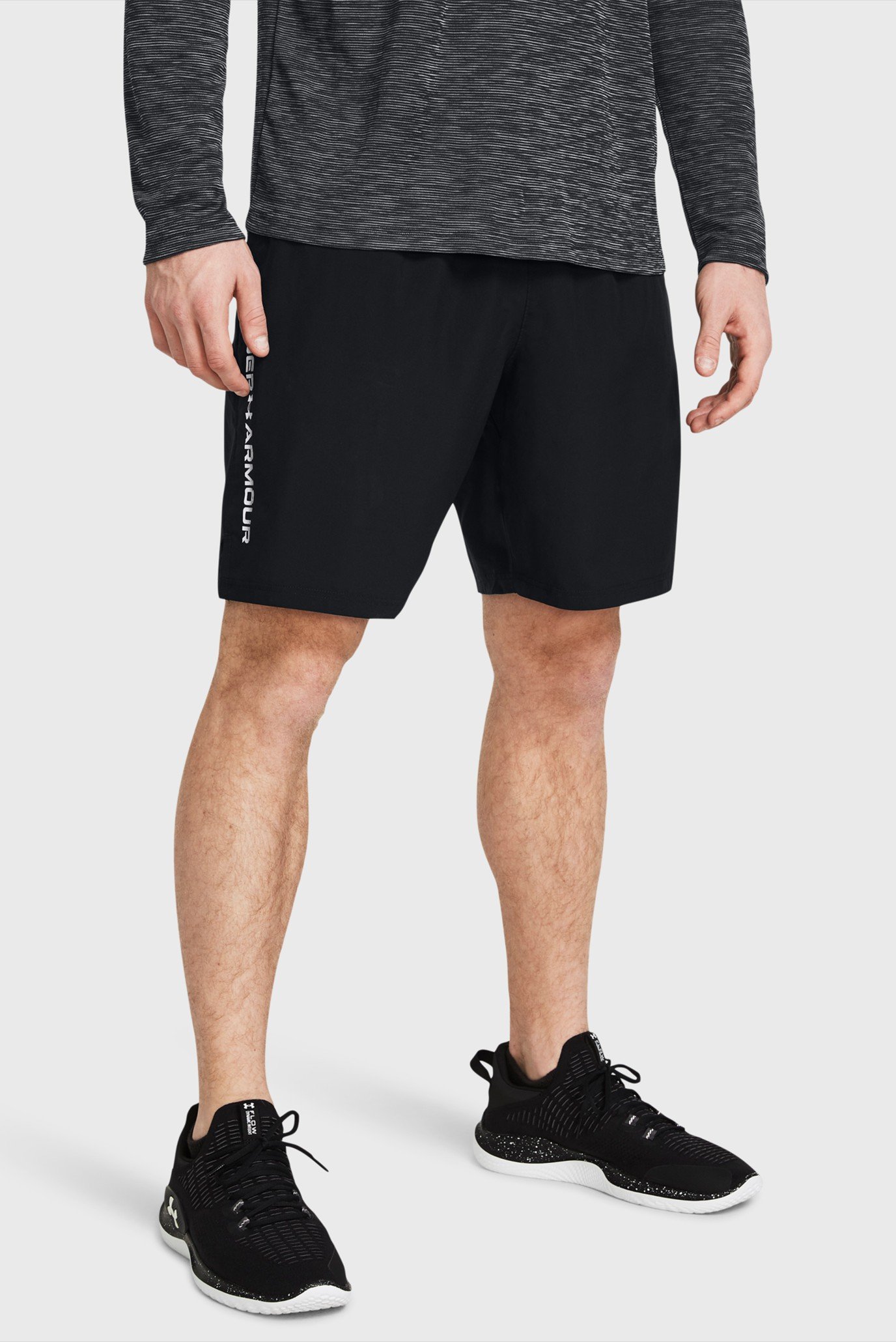 Мужские черные шорты UA Woven Wdmk Shorts 1
