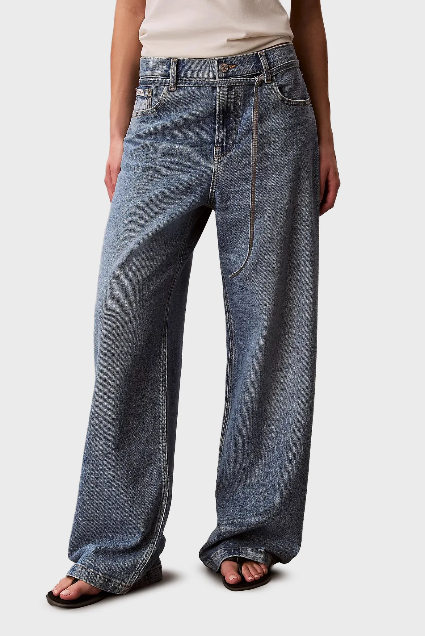 Джинсы LOW RISE BAGGY OVERNIGHT BLUE 1