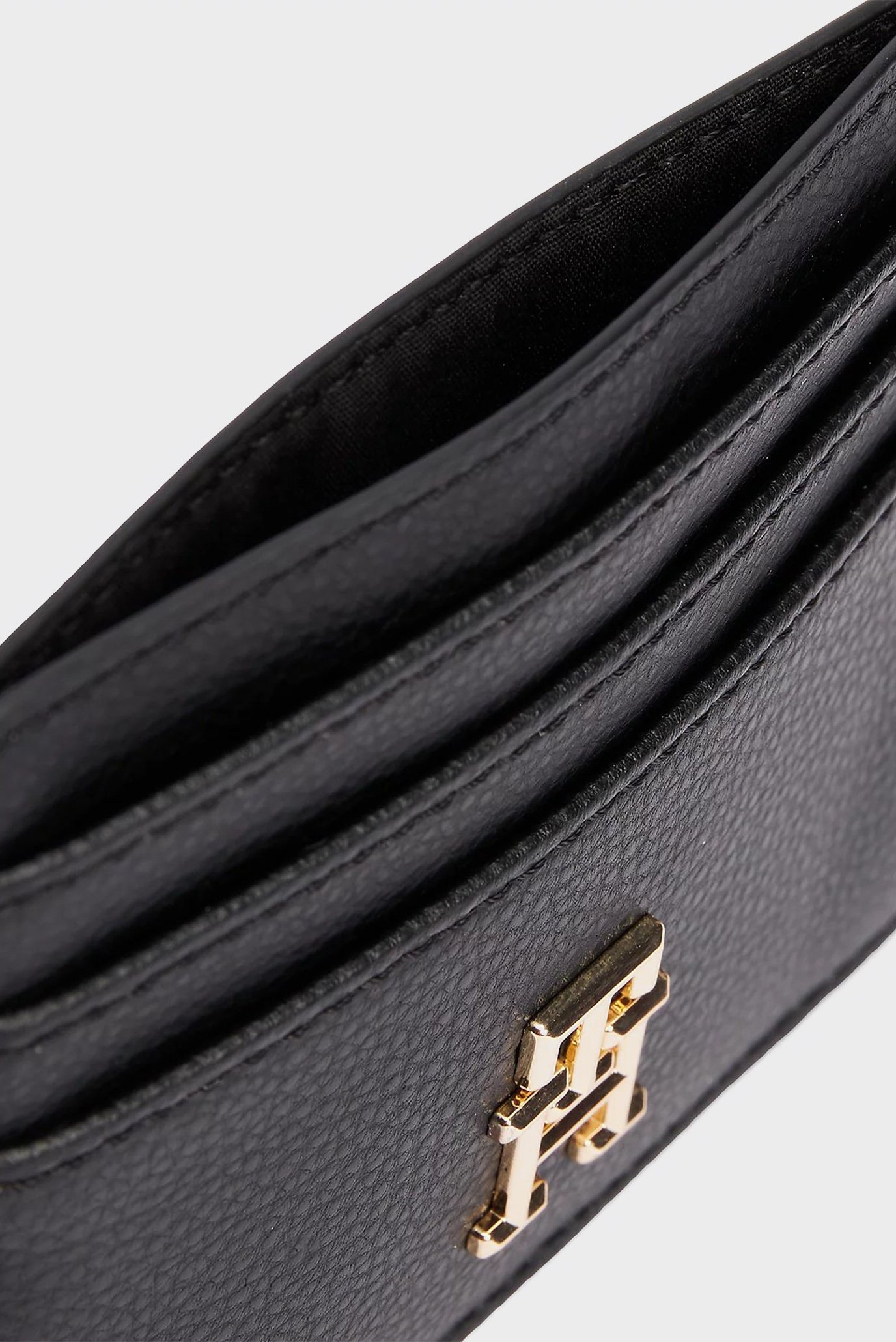 Женский черный кардхолдер TH SOFT LOGOTAPE CC HOLDER 4