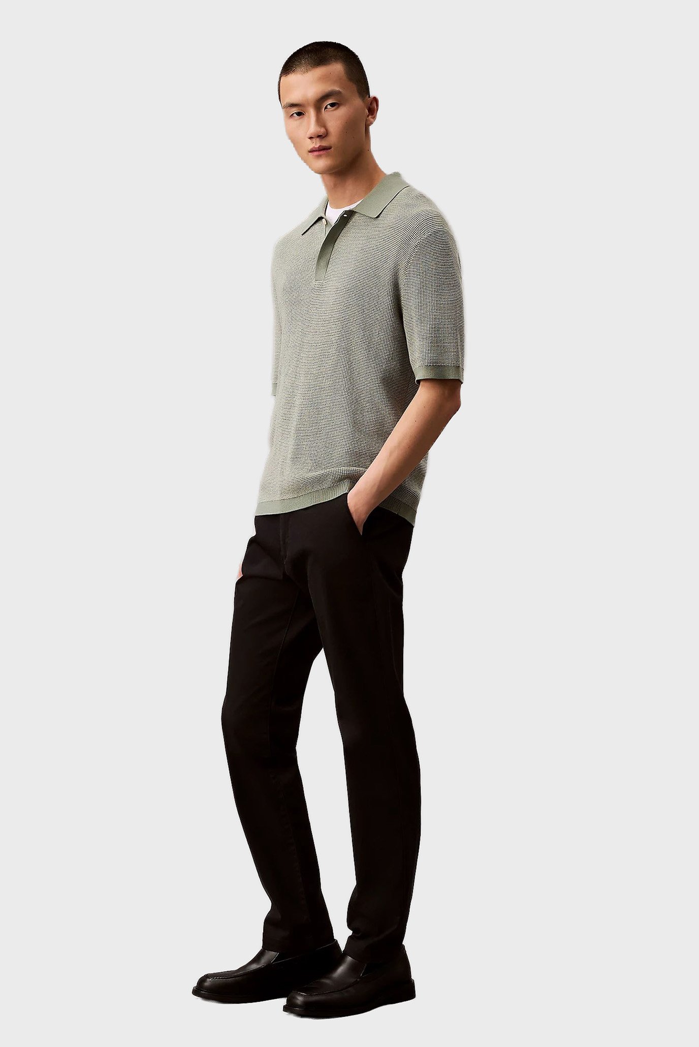 Штаны SLIM COTTON STRETCH CHINO TROUSECalvin Klein Штаны SLIM COTTON STRETCH CHINO TROUSE 2