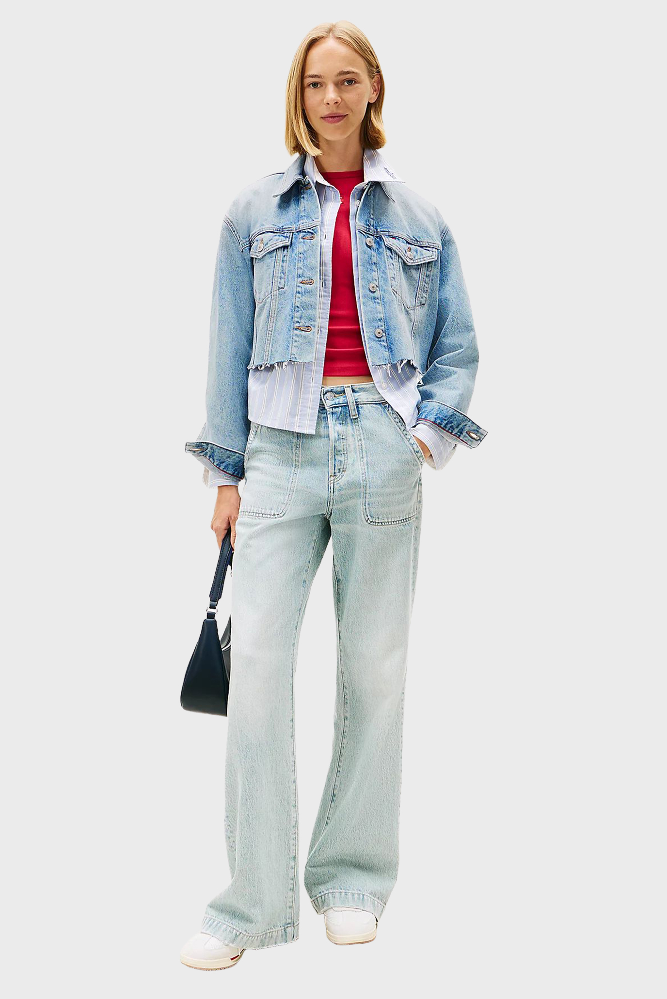 Куртка джинсовая/CROPPD TRCKR JKT RWB EXT CI6033 2