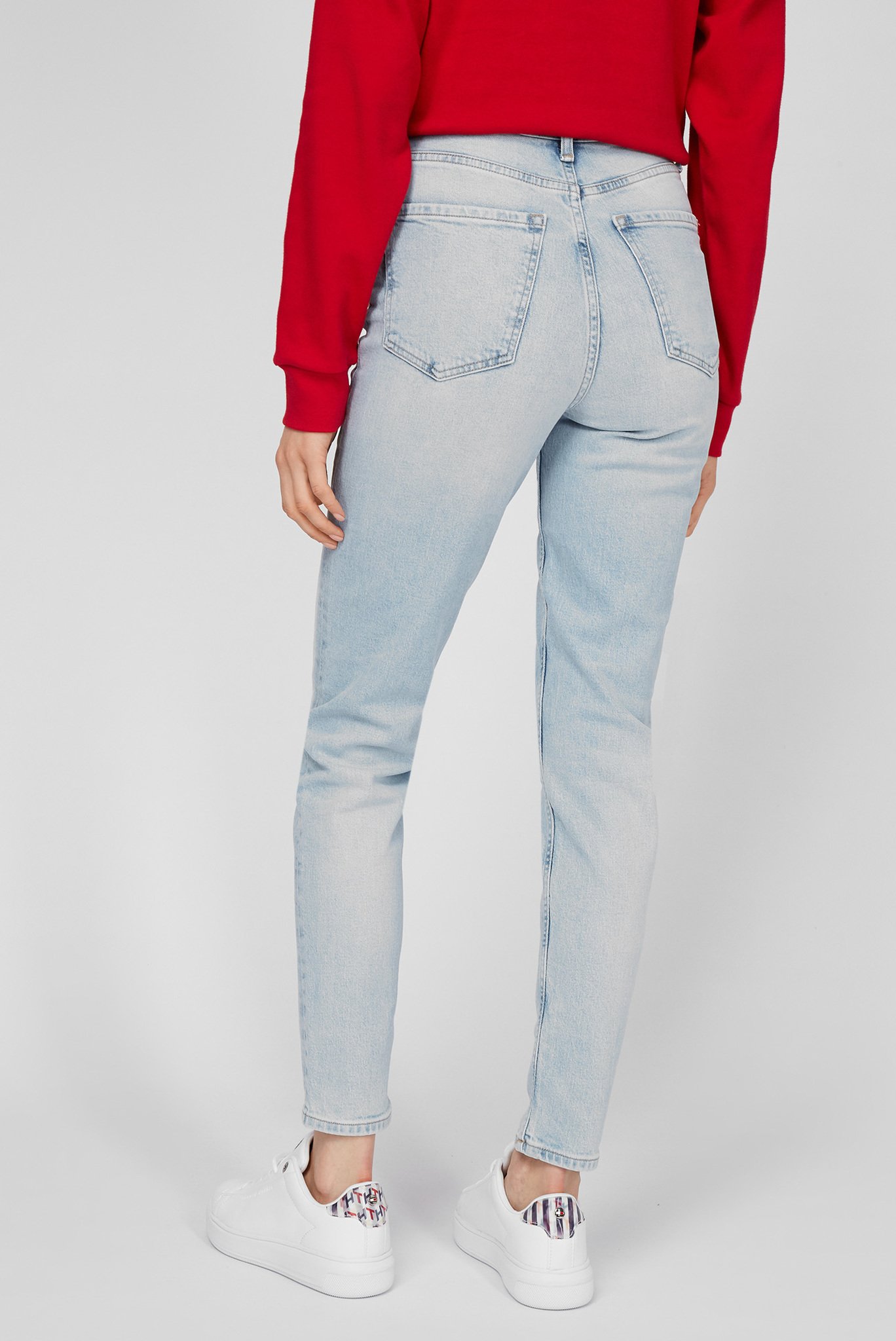 Женские голубые джинсы GRAMERCY TAPERED HW A OLATommy Hilfiger Женские голубые джинсы GRAMERCY TAPERED HW A OLA 4