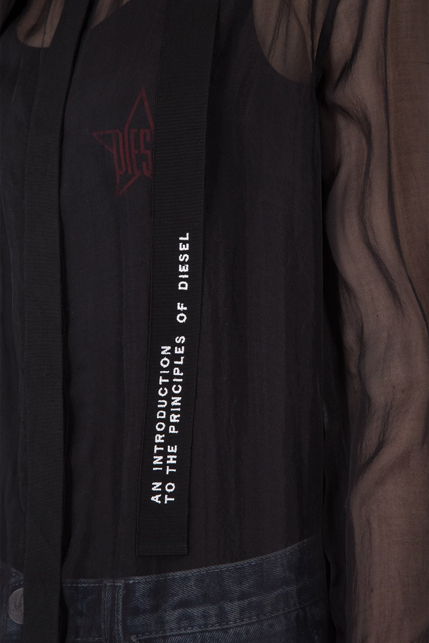 Женская черная блуза C-SAKURA-A 4