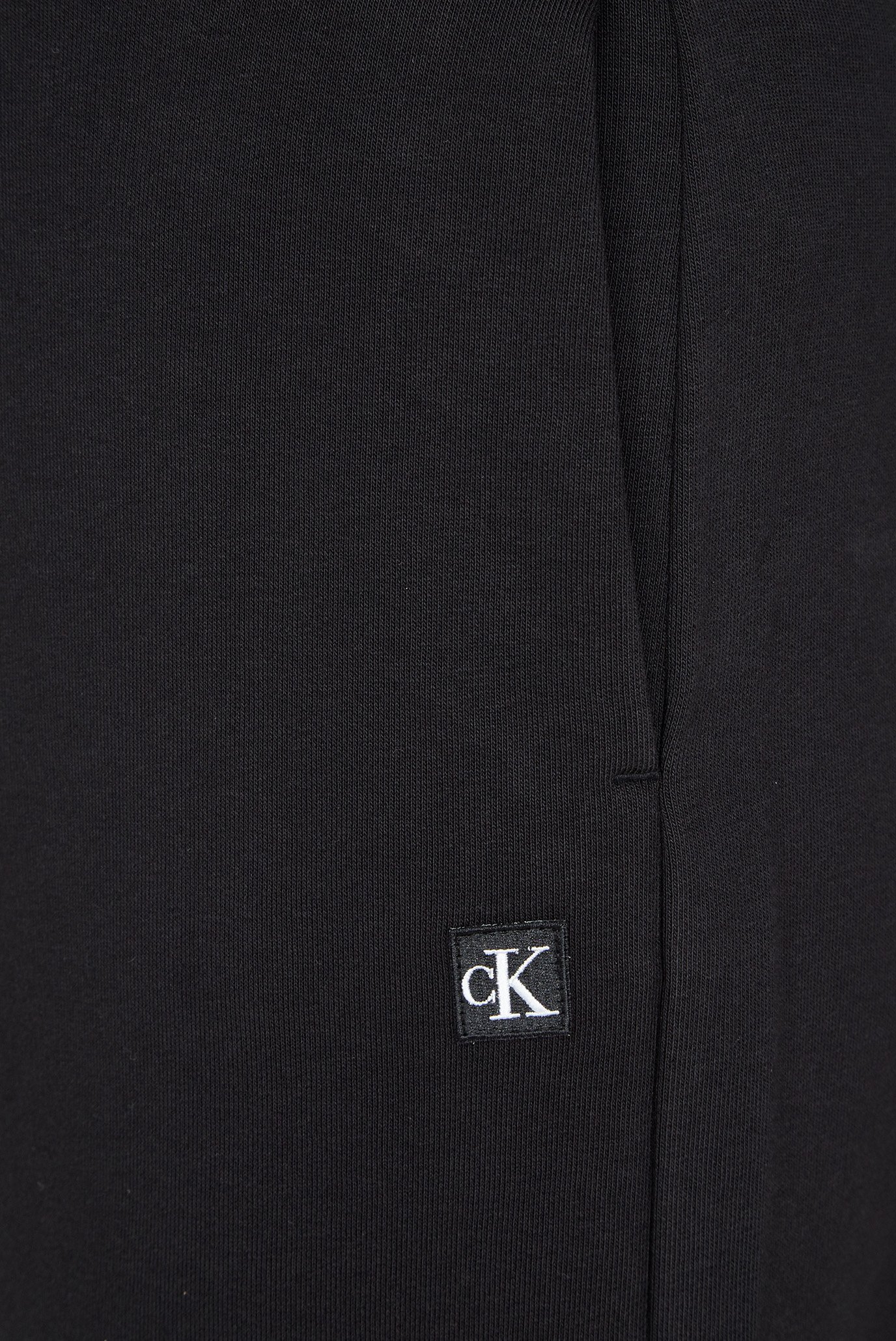 Женские черные спортивные брюки CK EMBRO BADGE KNIT PANT 6