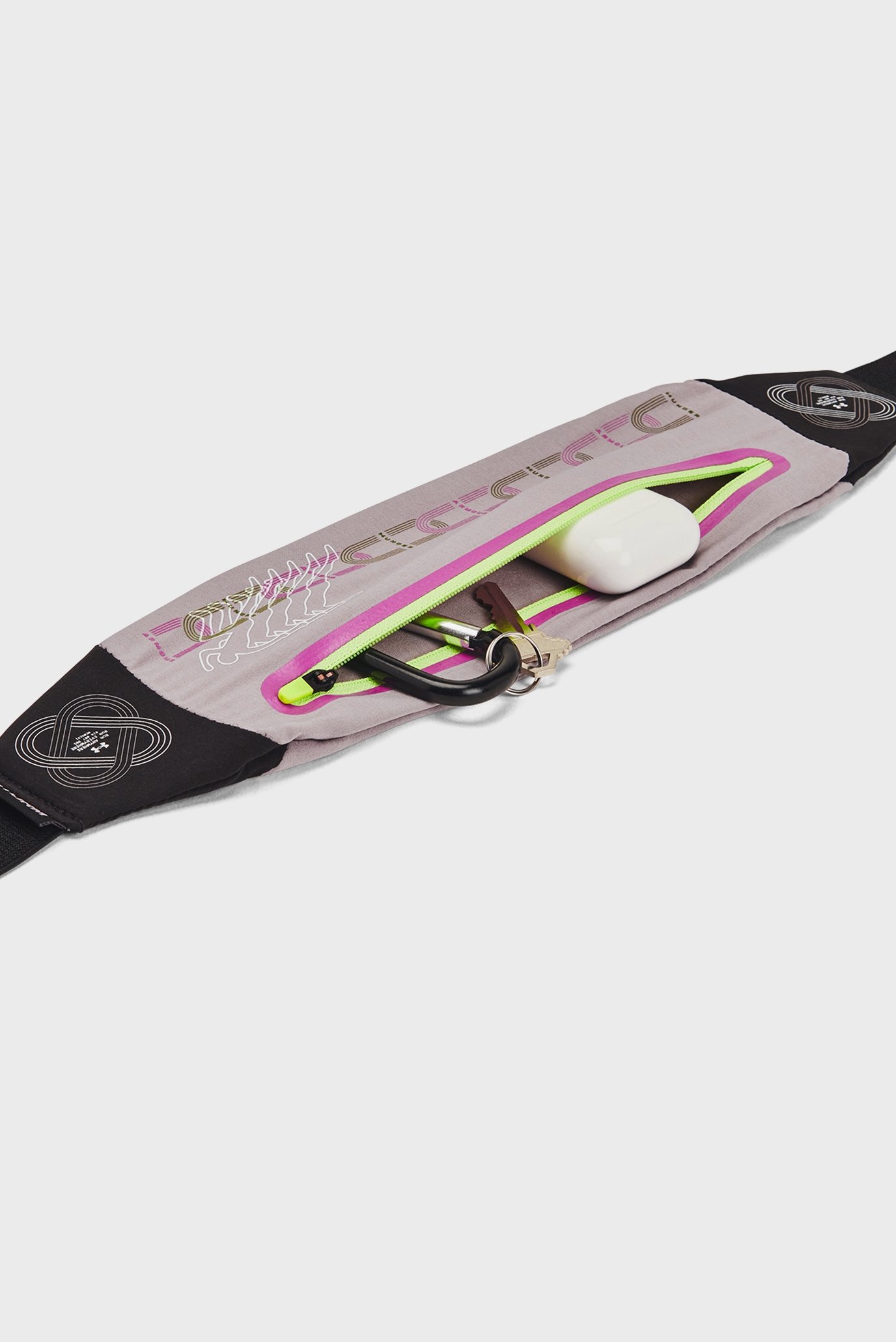 Пудровая поясная сумка UA Flex Run Pack Belt 3