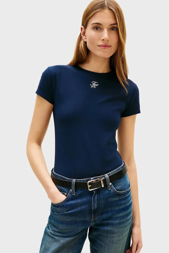 Футболка TH SCRIPT SLIM SS TEE Tommy Hilfiger