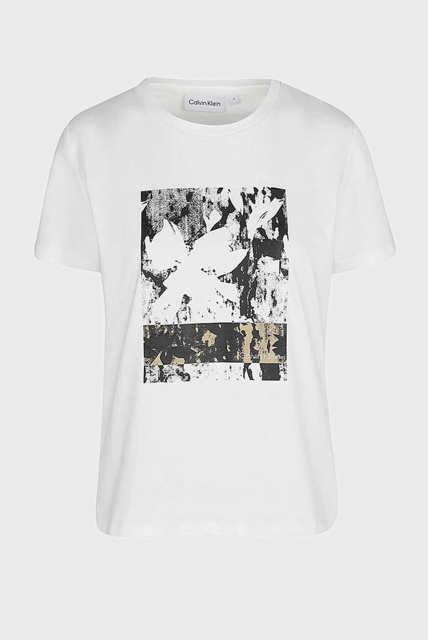 Футболка FLOWER PRINT LOGO REG T-SHIRT 1