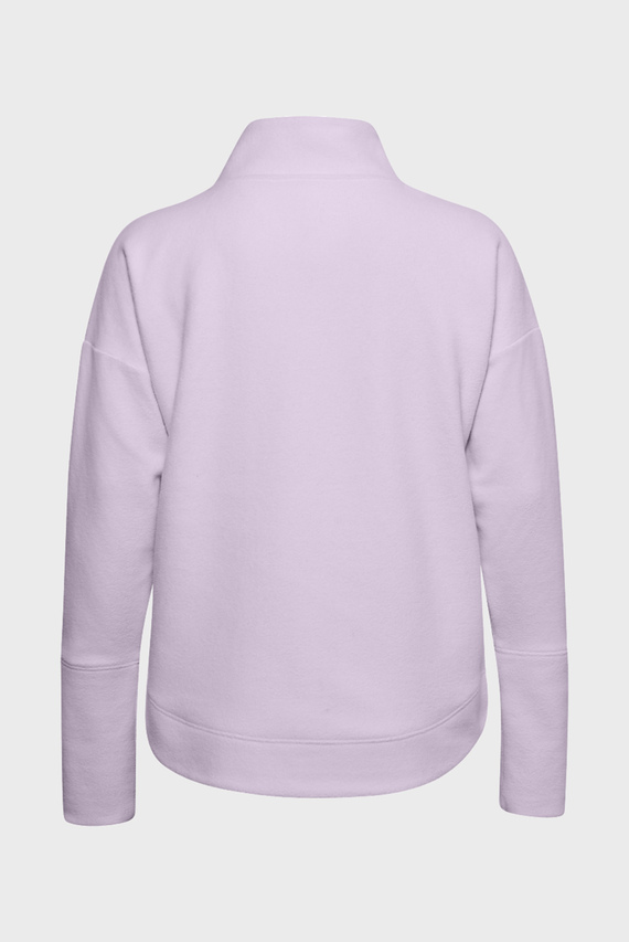 Женский сиреневый реглан UA Recover Fleece Wrap Neck