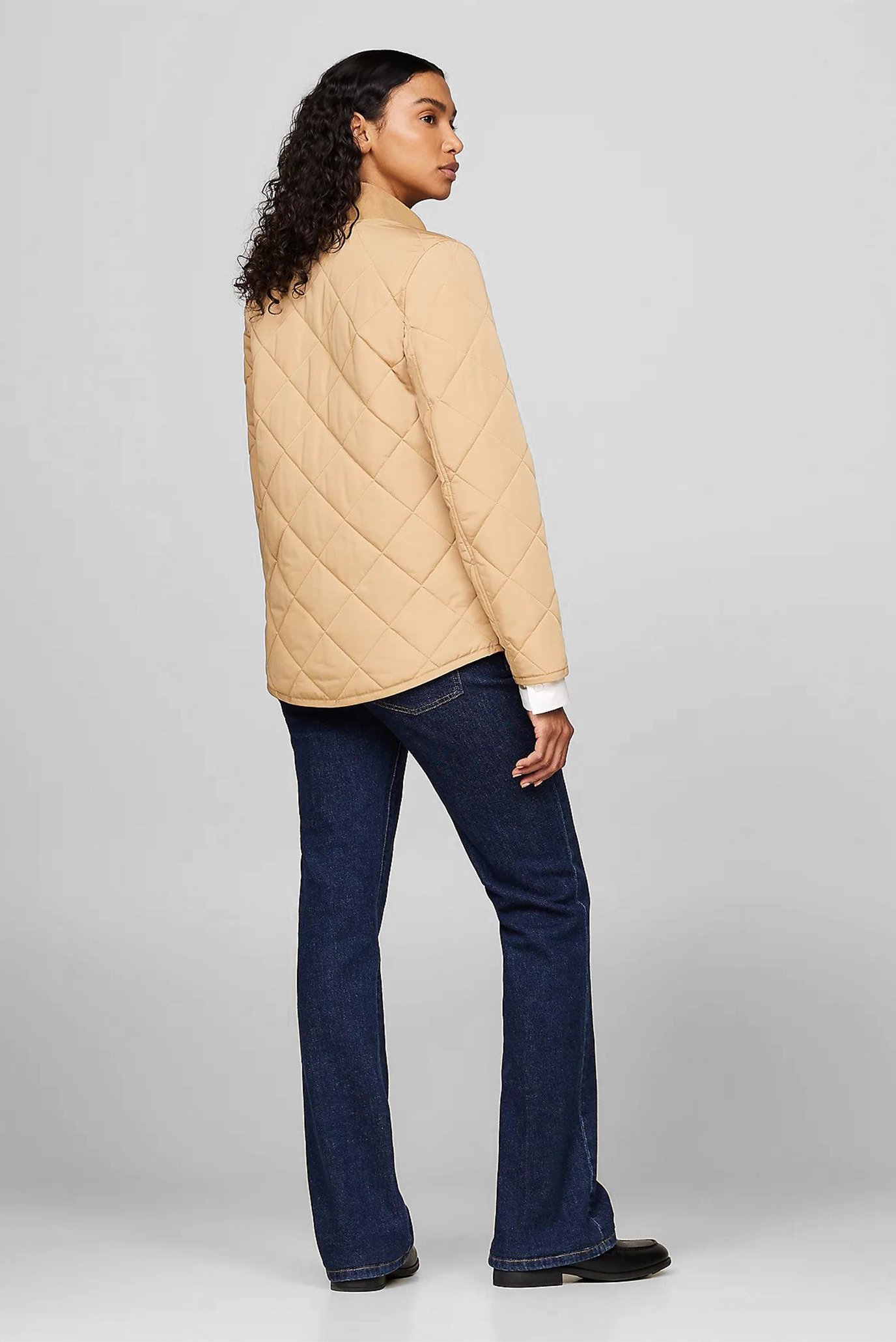 Женский бежевый бомбер LW QUILTED BOMBER JACKET 3