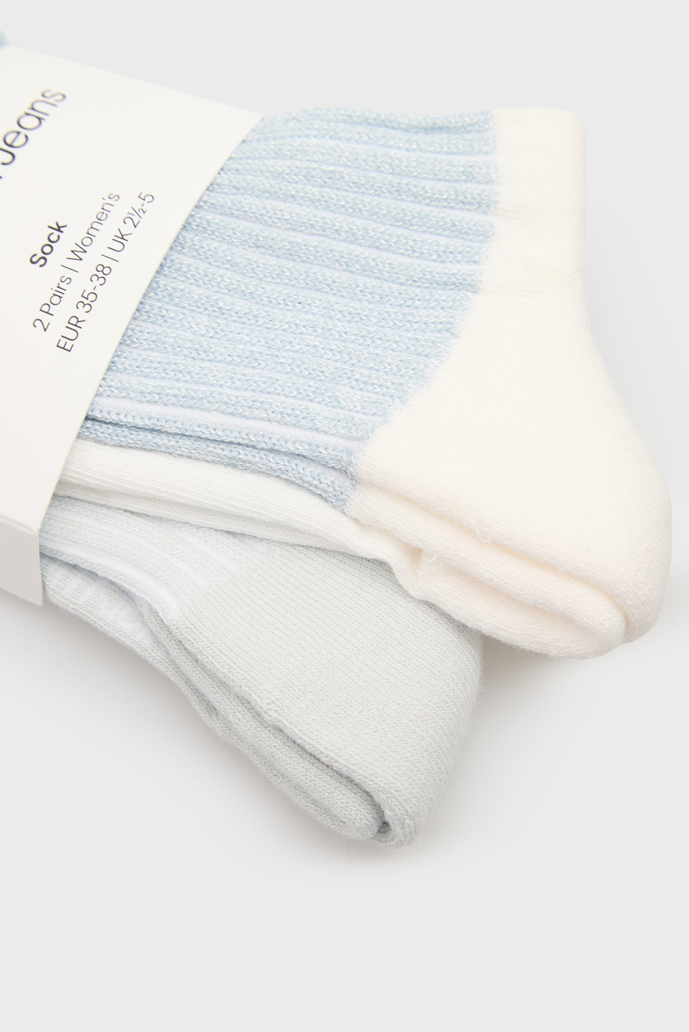 Носки/CKJ WOMEN SOCK 2P GLOSSY RIB 2