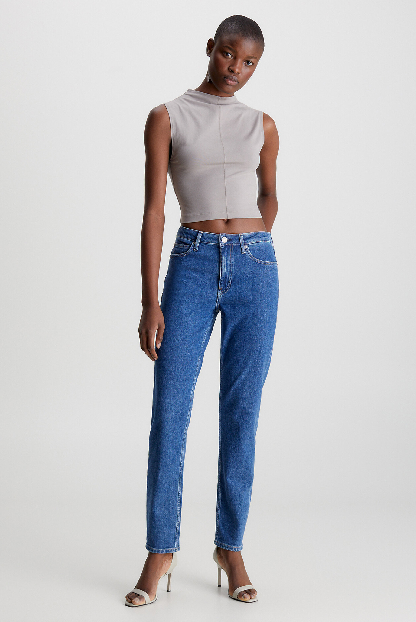 Джинсы MID RISE SLIM - BLUECalvin Klein Джинсы MID RISE SLIM - BLUE 7