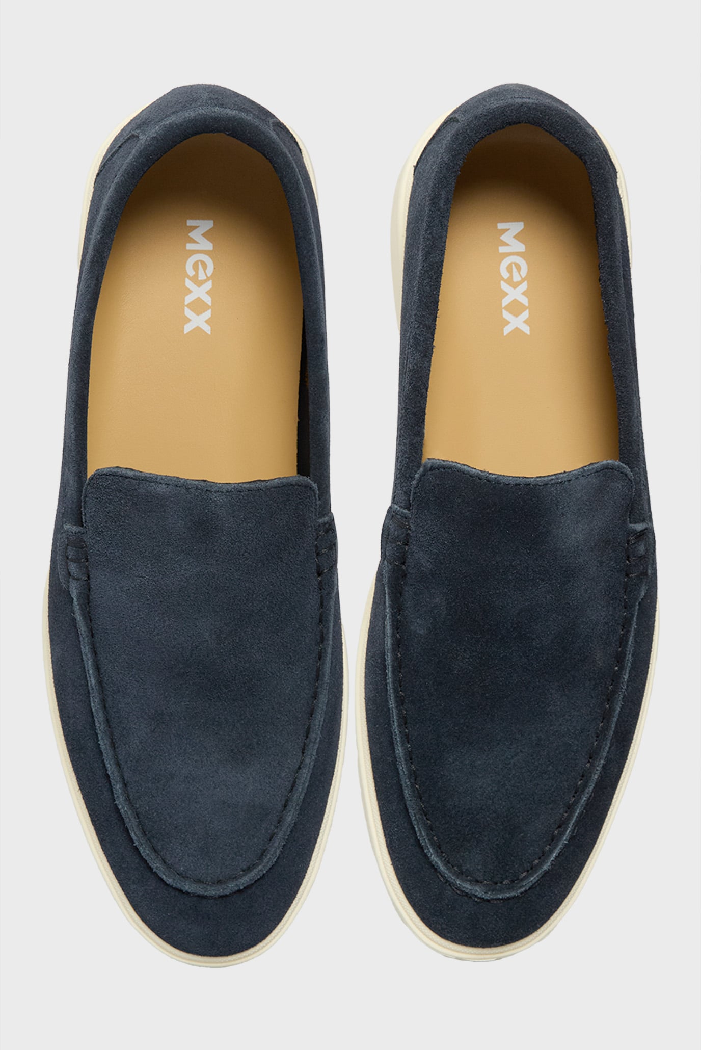 Мужские темно-синие замшевые лоферы NOA LUKA 4