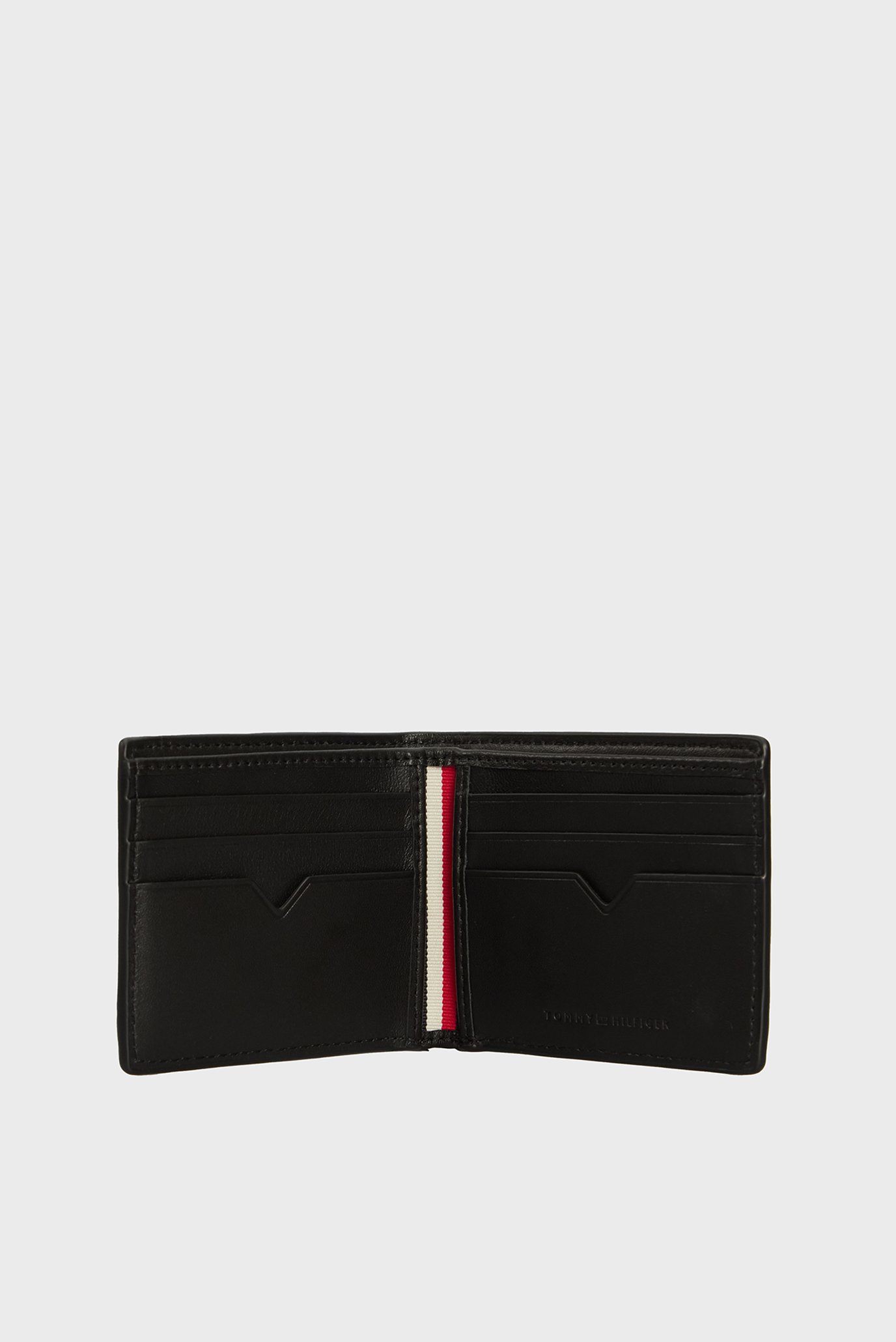 Мужской черный кожаный кошелек TH BUSINESS MINI CC WALLETTommy Hilfiger Мужской черный кожаный кошелек TH BUSINESS MINI CC WALLET 2