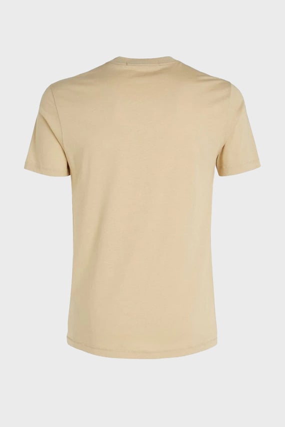 Мужская бежевая футболка SEASONAL MONOLOGO TEE
