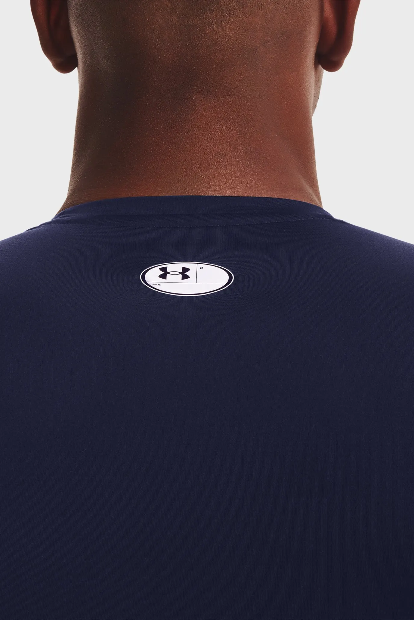 Мужская темно-синяя футболка UA HG Armour Comp SS 4