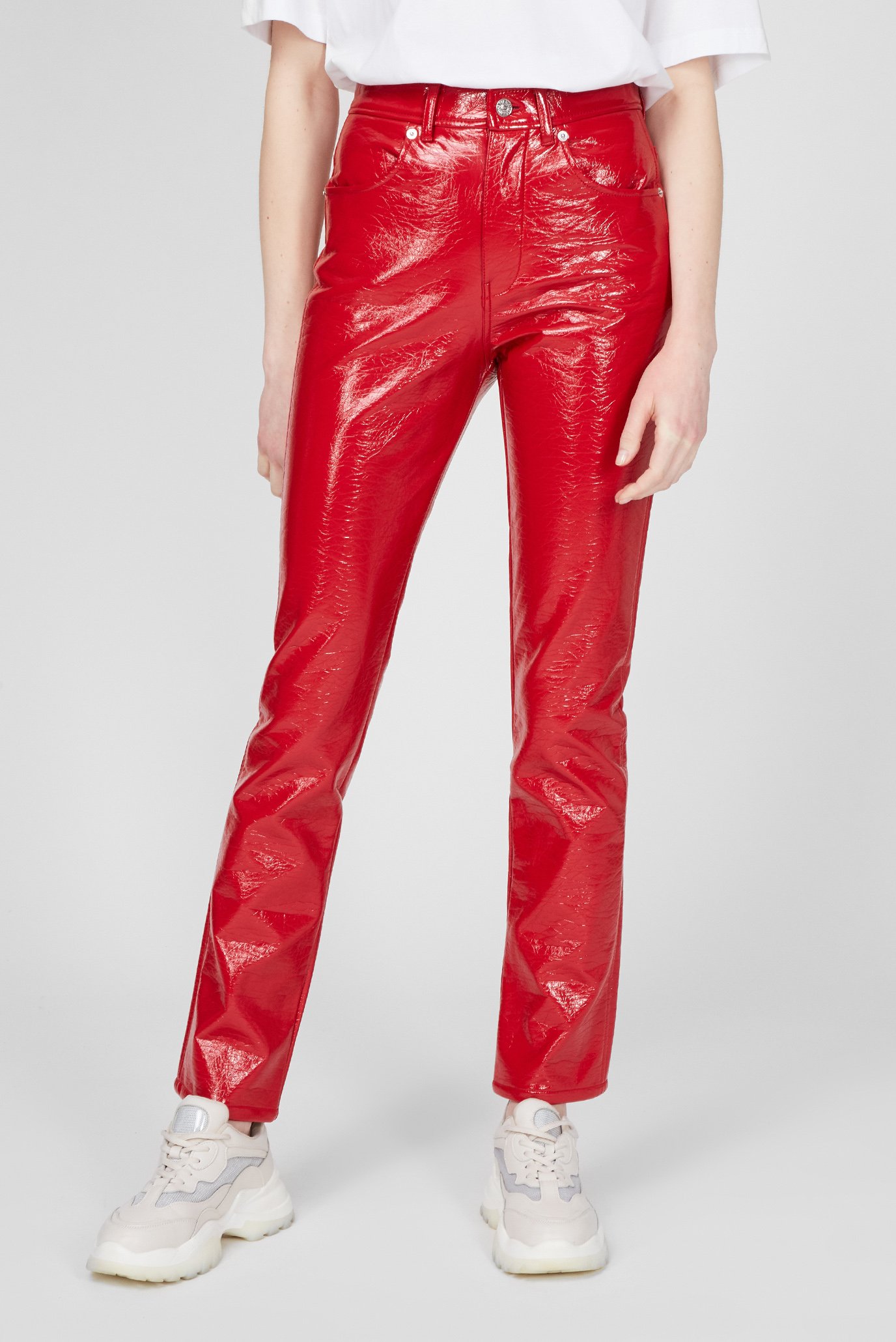 Женские красные брюки P-ARCY 1