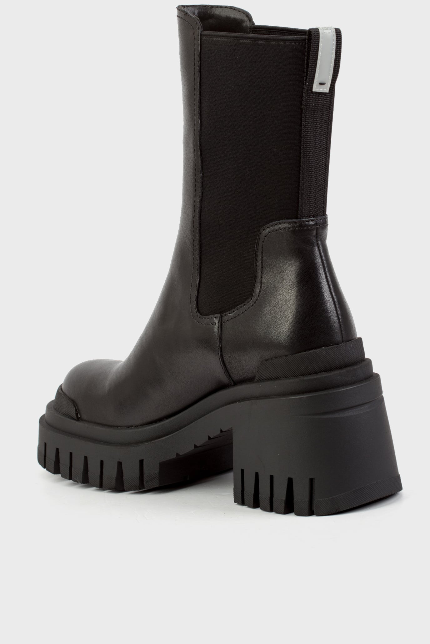 Женские черные кожаные ботильоны Oxalis 3