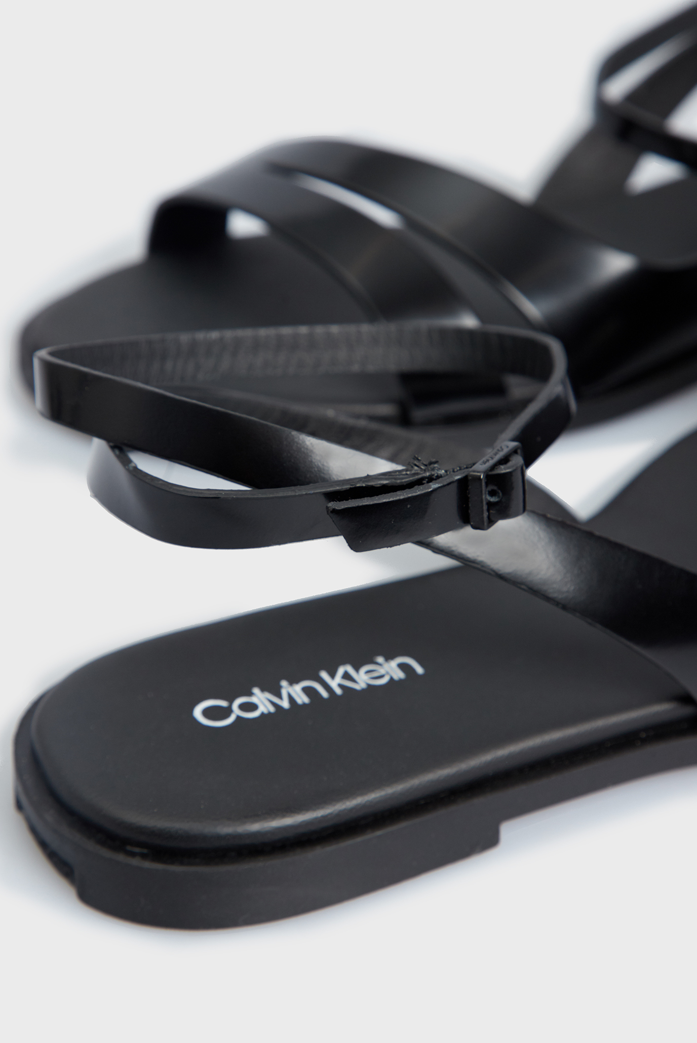 Женские черные кожаные сандалии ALMOND SANDAL 7