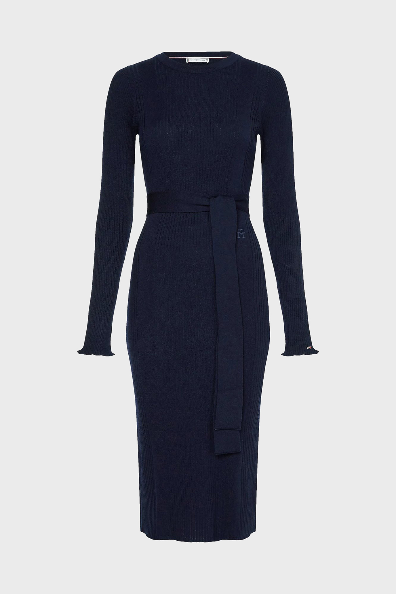 Платье FEMININE RIBS SWTR MIDI DRESS LS 7