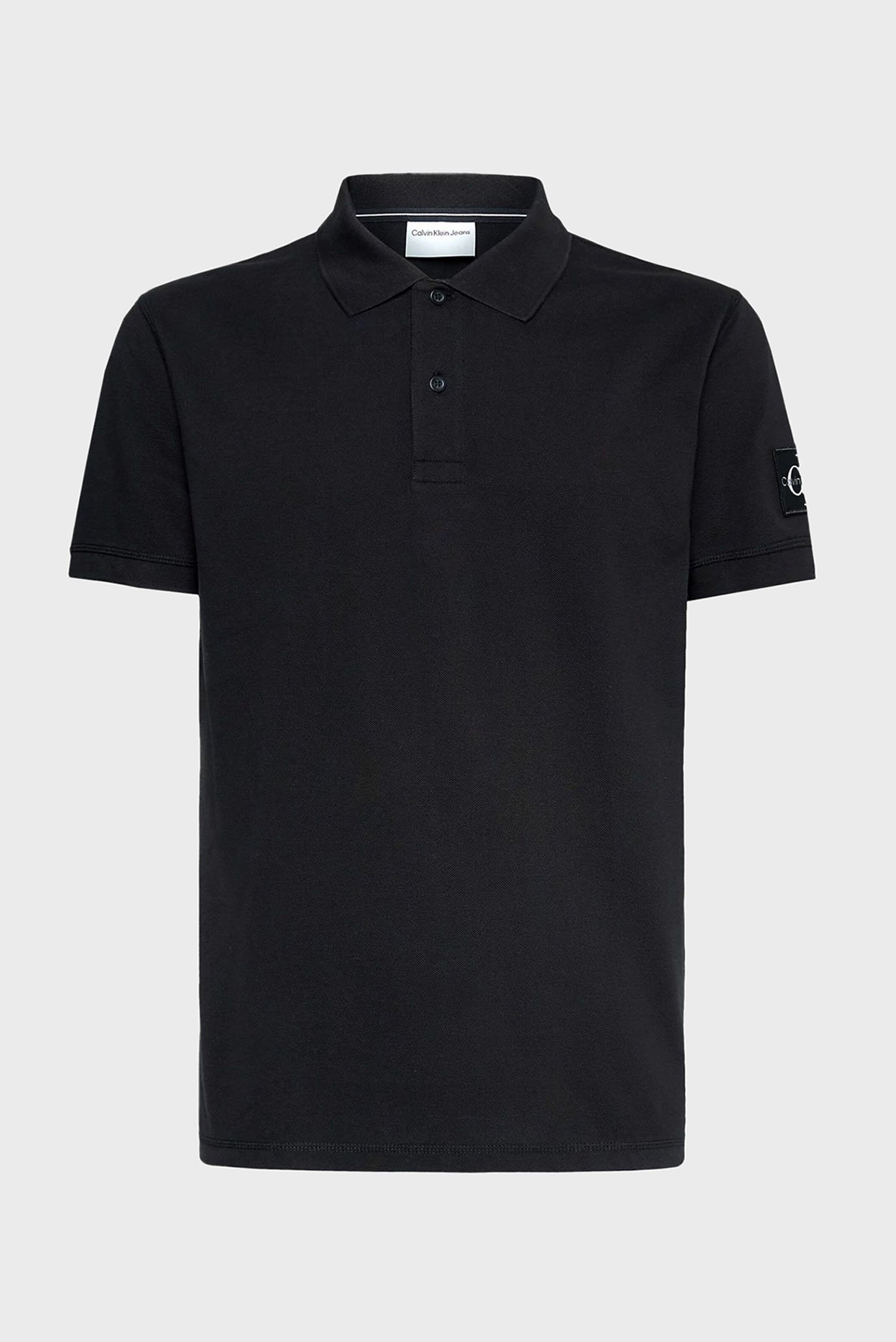 Мужское черное поло BADGE 5