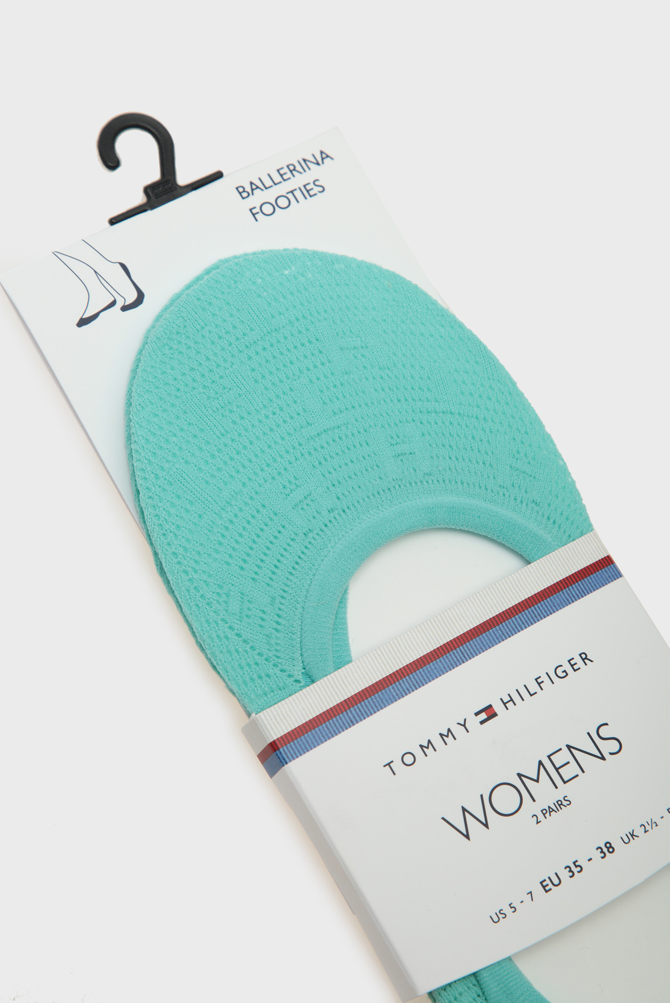 Женские мятные следы (2 пары) Tommy Hilfiger Женские мятные следы (2 пары) 4