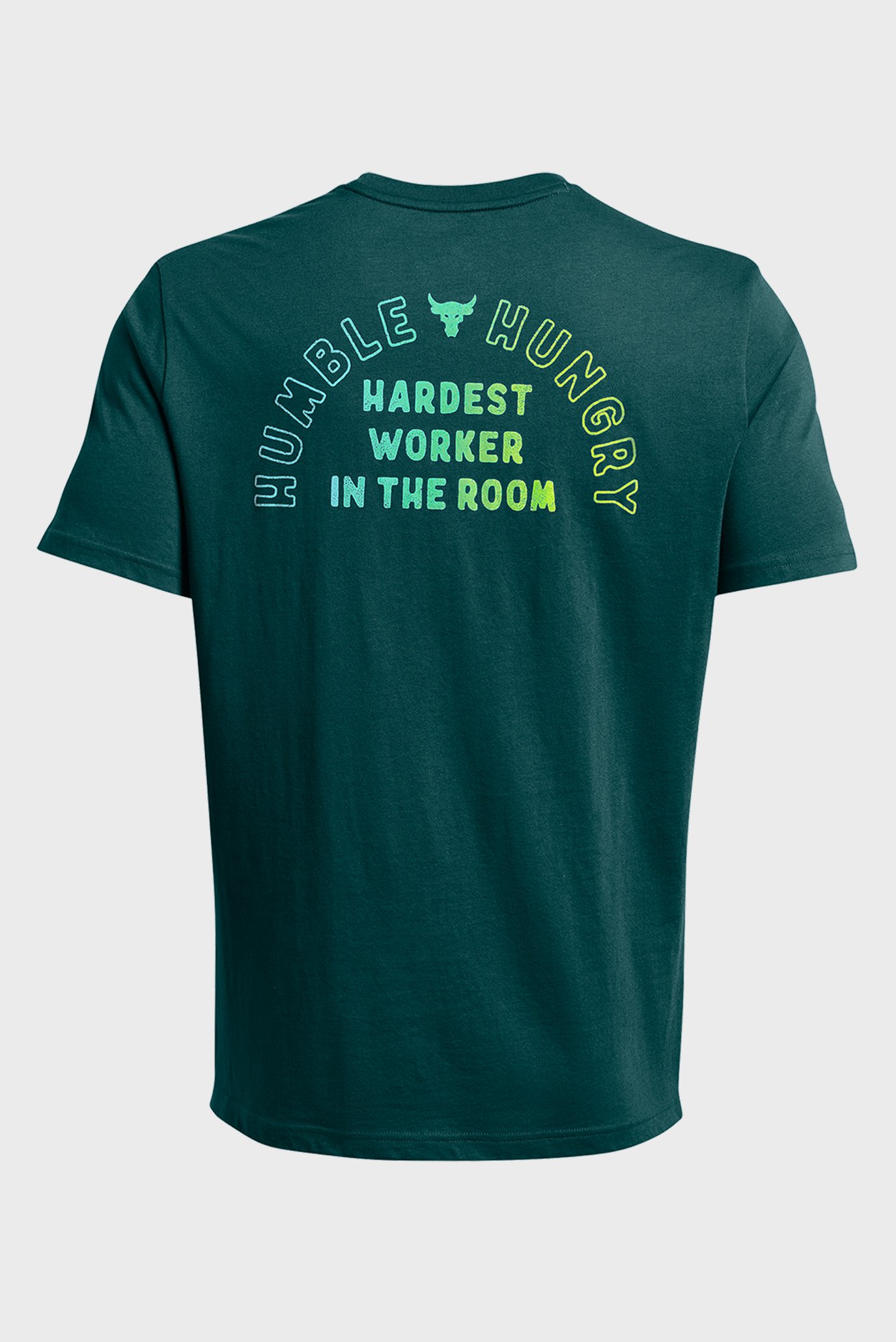 Мужская зеленая футболка UA Pjt Rck H&H Graphc SS 4