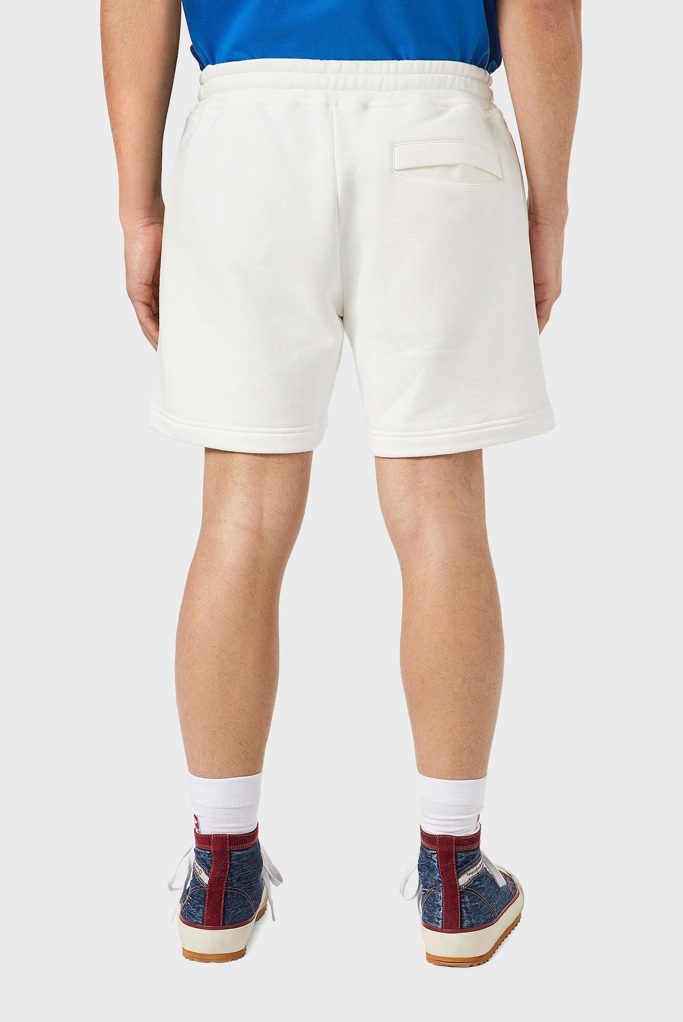 Мужские белые спортивные шорты P-STELT Diesel Мужские белые спортивные шорты P-STELT 4