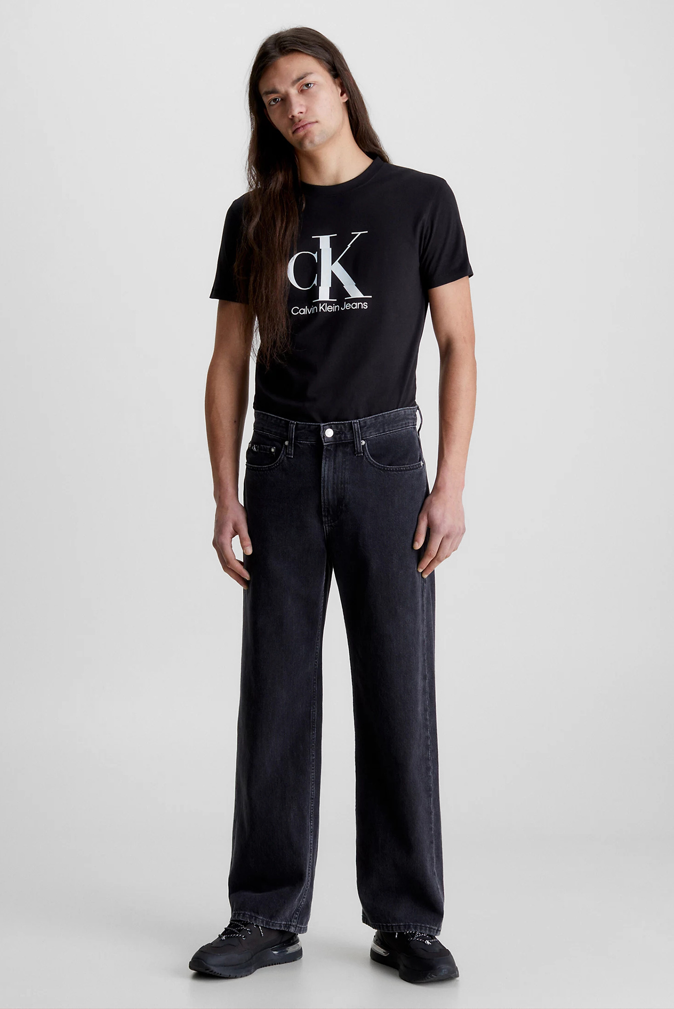 Calvin Klein Jeans Monologo Oversized T-Shirt, DEFSHOP