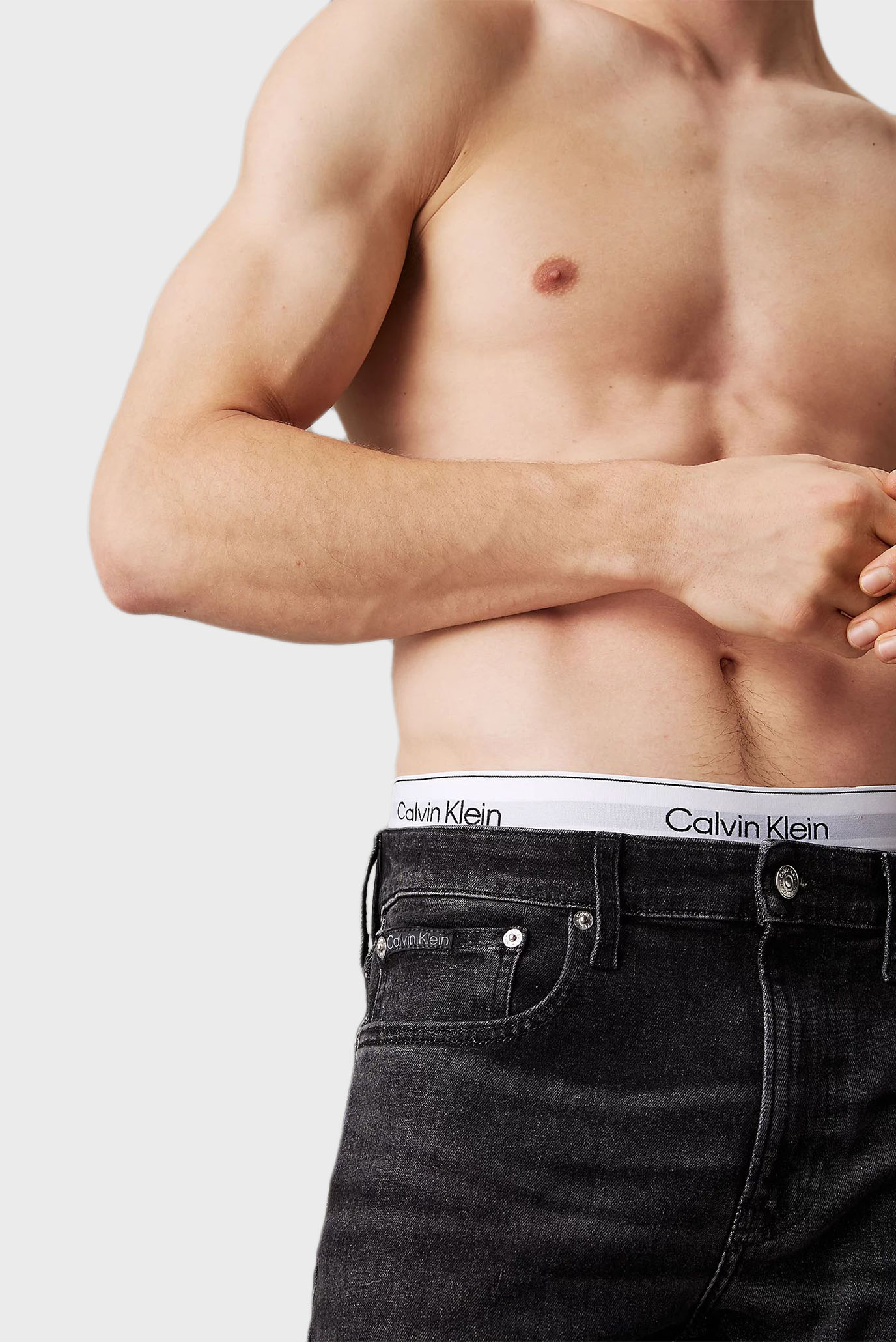 Мужские черные джинсы STRAIGHT 4