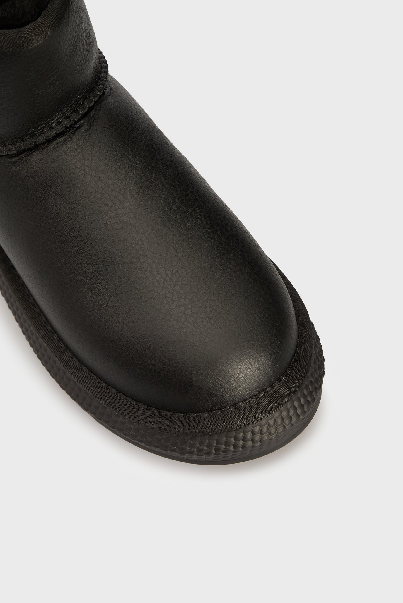 Женские черные кожаные угги Espoo 5