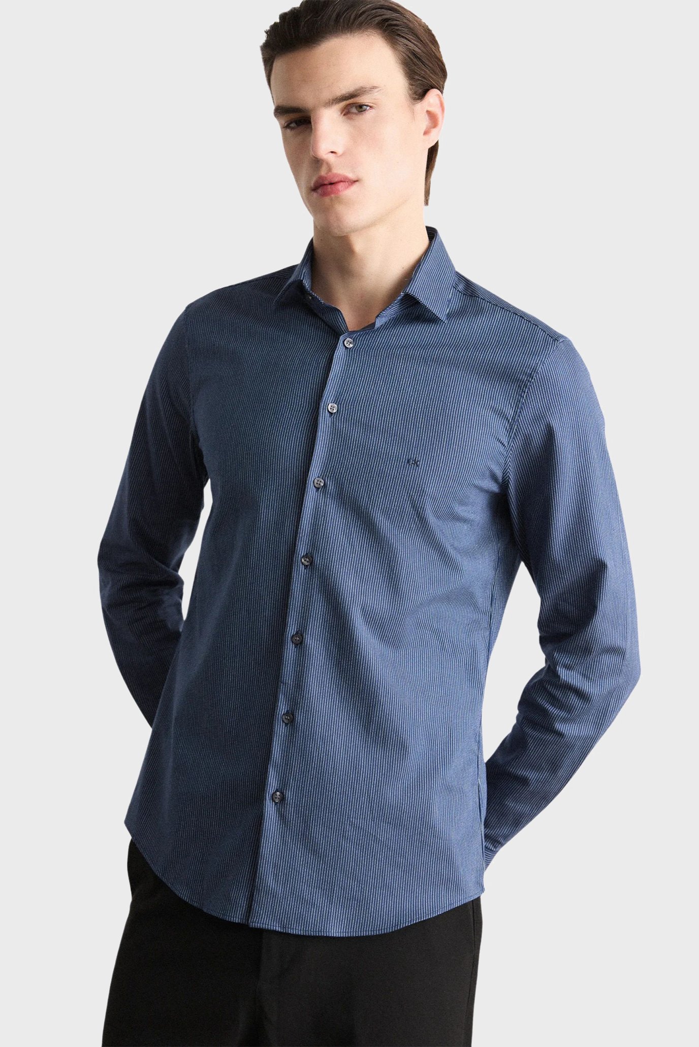 Рубашка BUSINESS STRIPE SLIM SHIRT 1