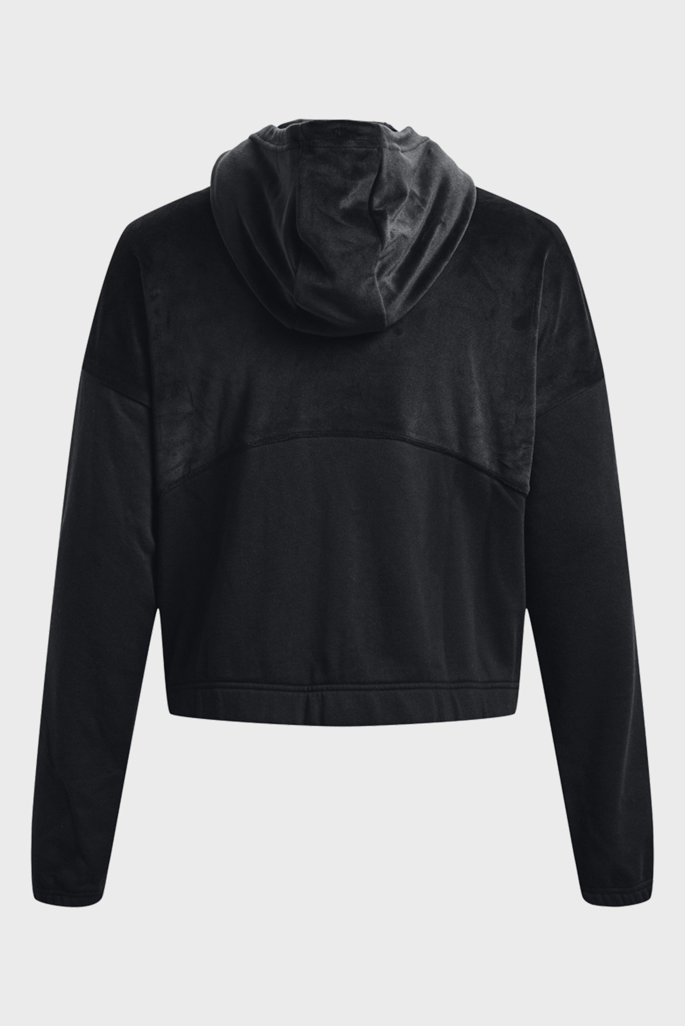 Женское черное худи UA Journey Fleece Hoodie 6