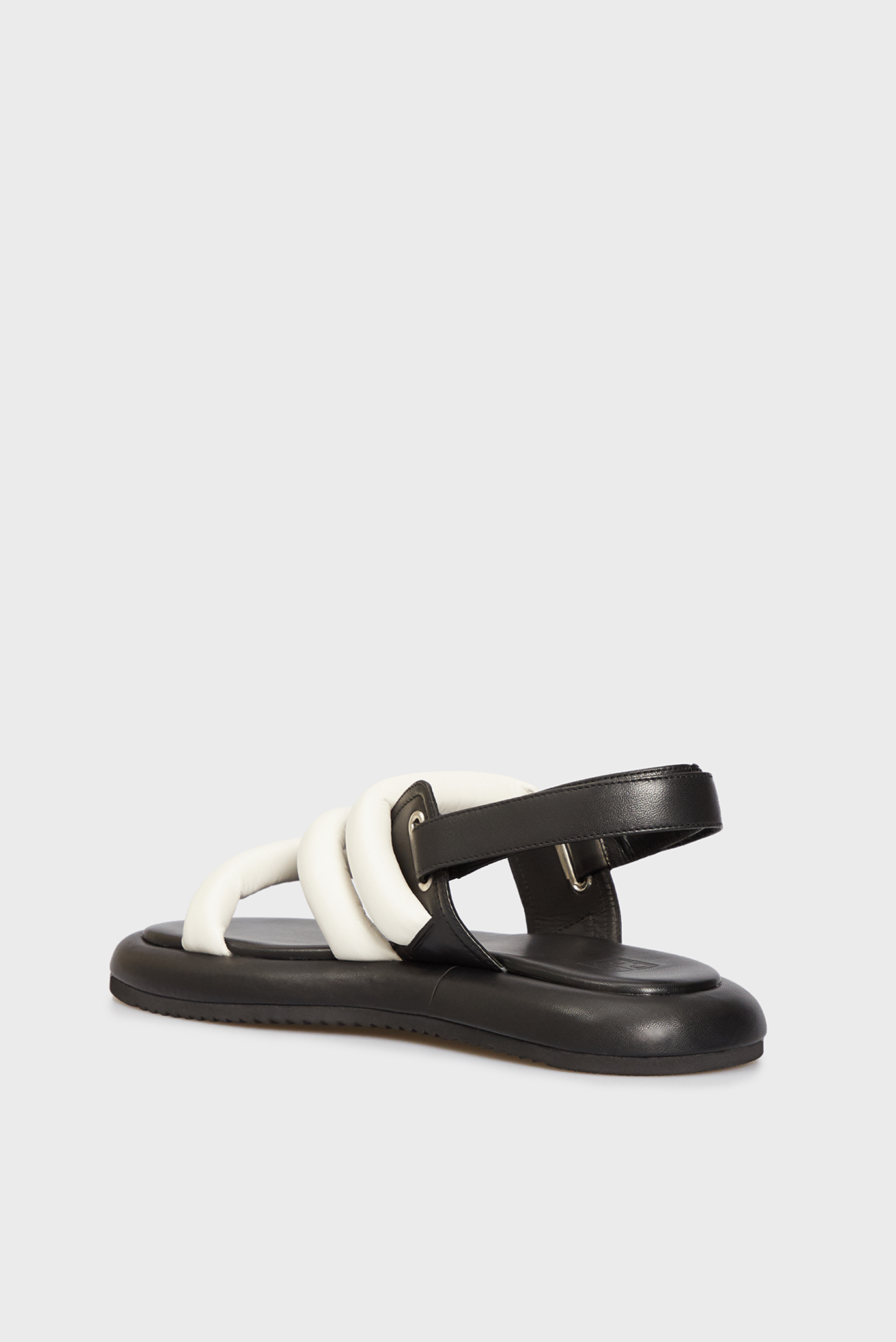 Женские белые кожаные сандалии Deanne 3