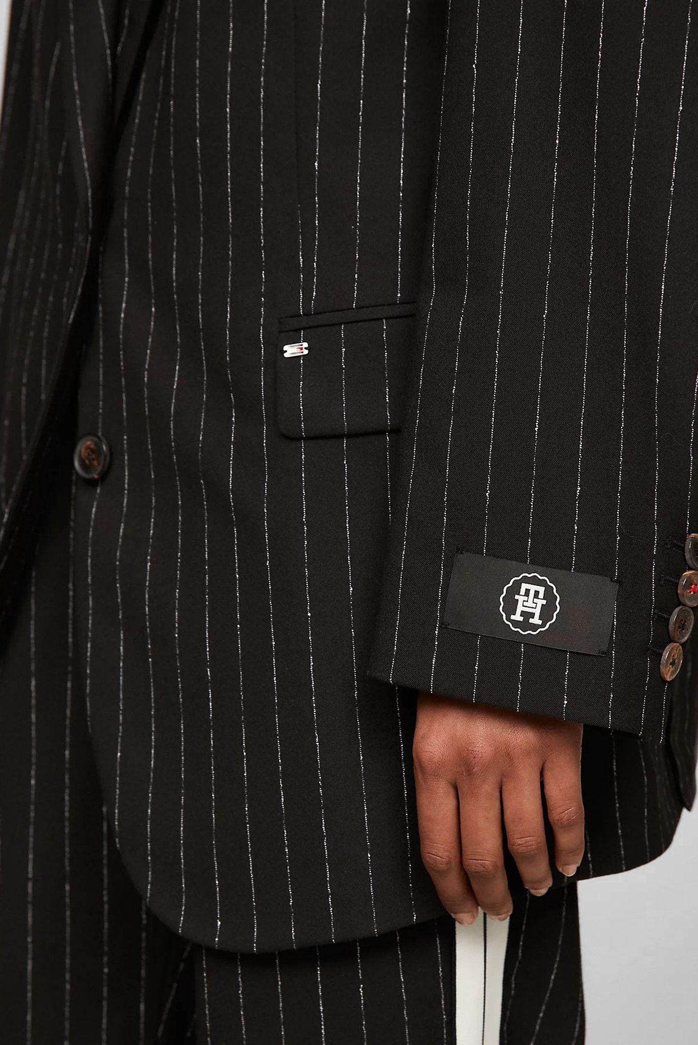 Пиджак OVERSIZED PREP PINSTRIPE BLAZER 5