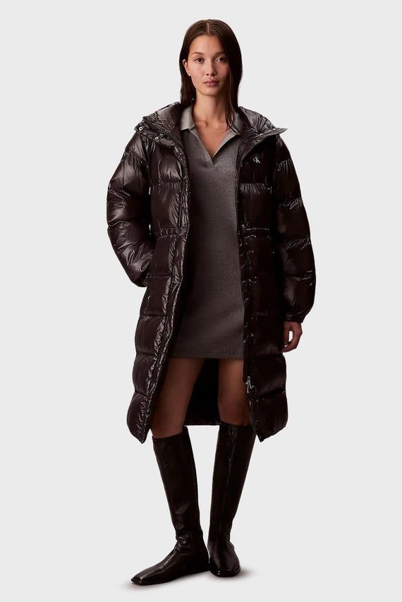 Куртка зимняя SHINE LONG PUFFER COAT Calvin Klein Jeans