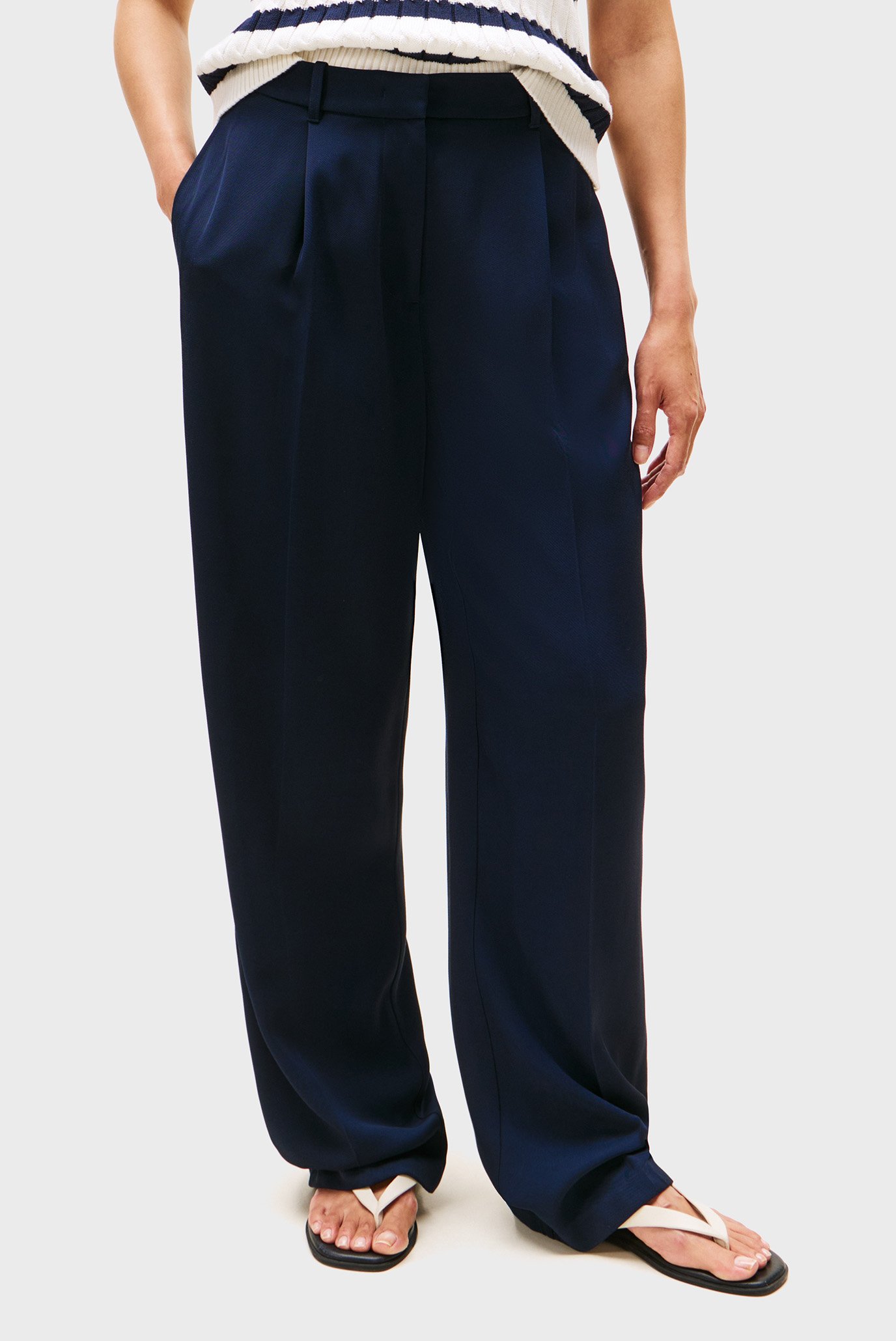 Штаны/VIS TWILL RLXD STRAIGHT PANTS 1