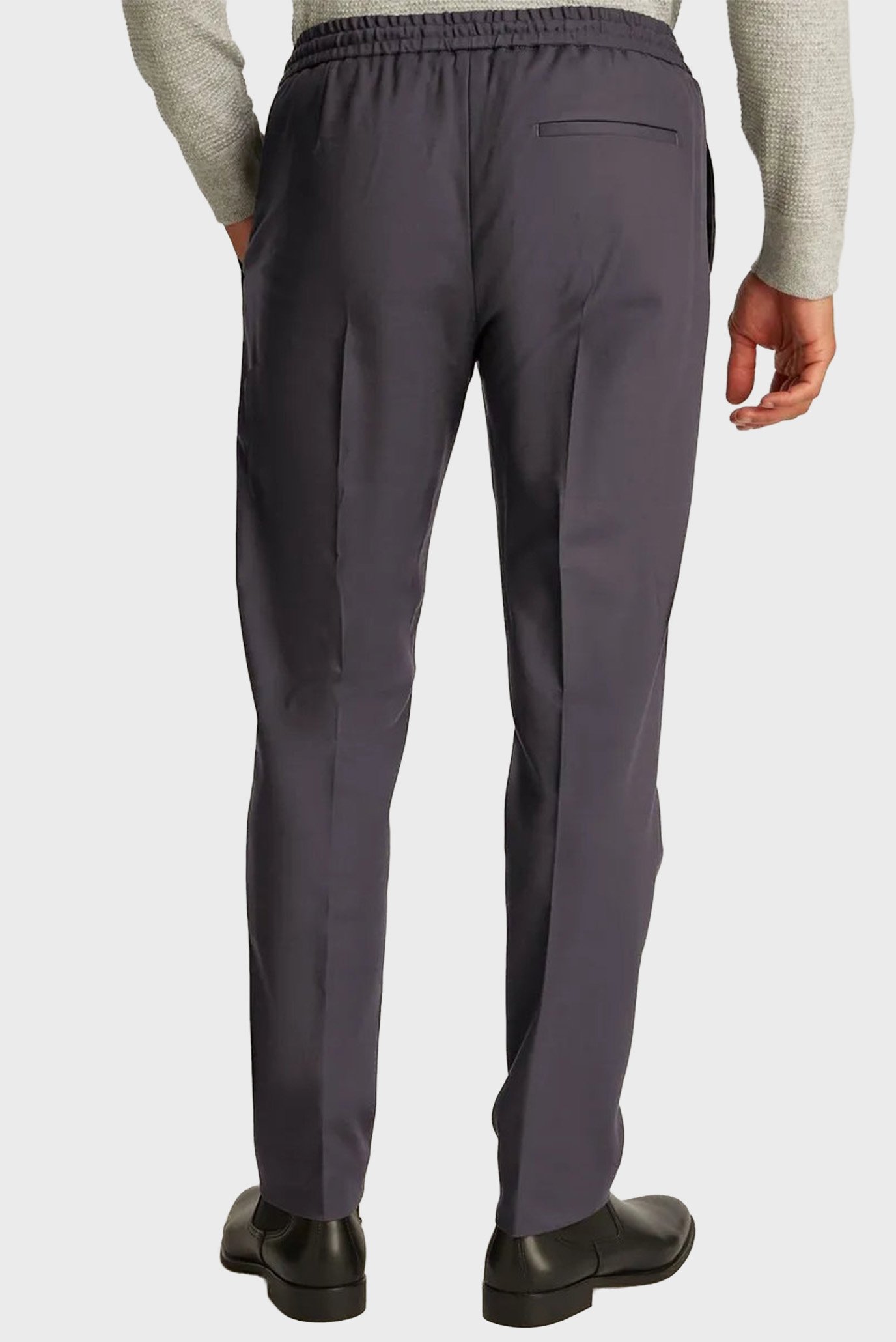 Штаны COTTON VISCOSE TAPERED JOGGER 3