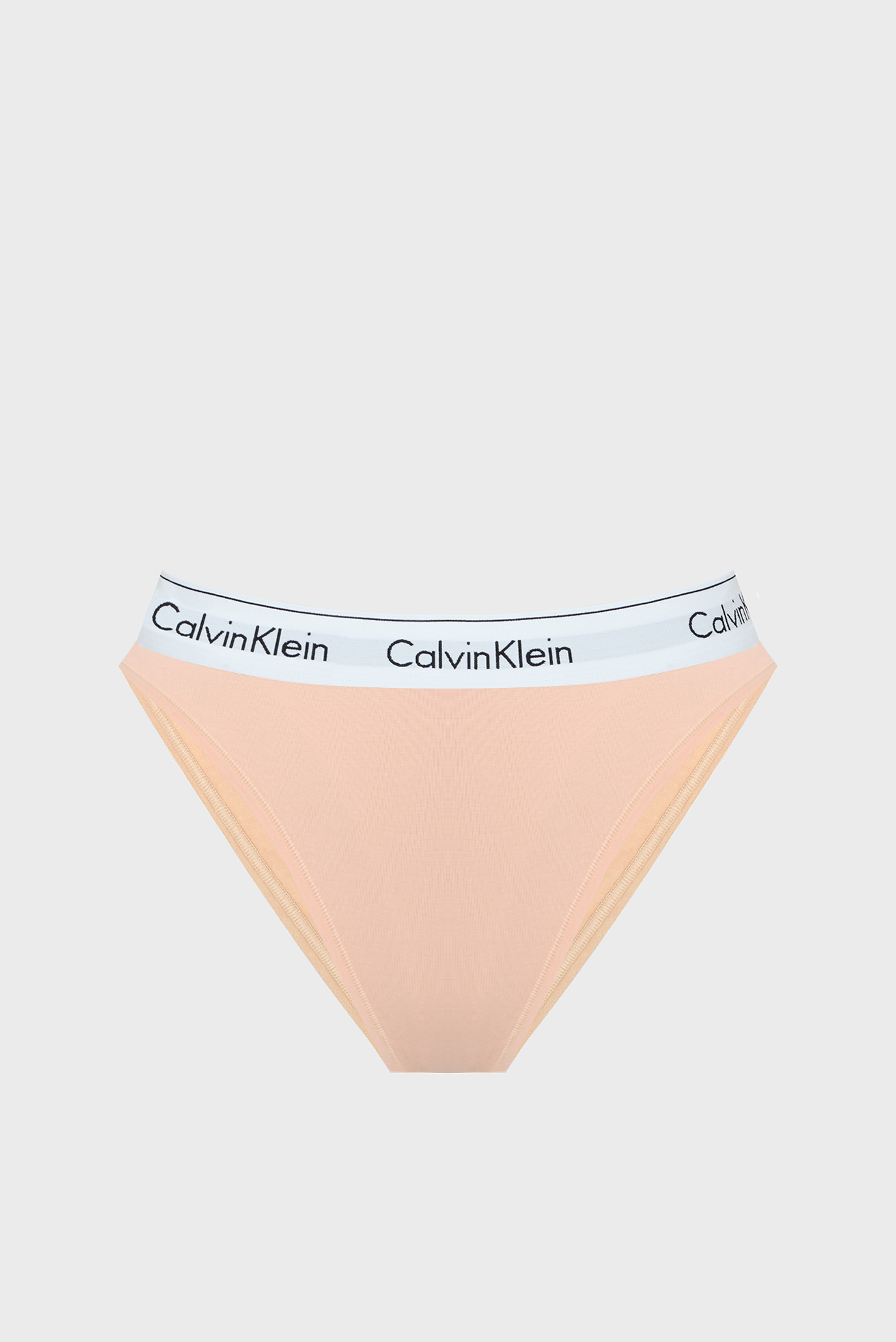 Женские персиковые трусики HIGH LEG TANGA 6