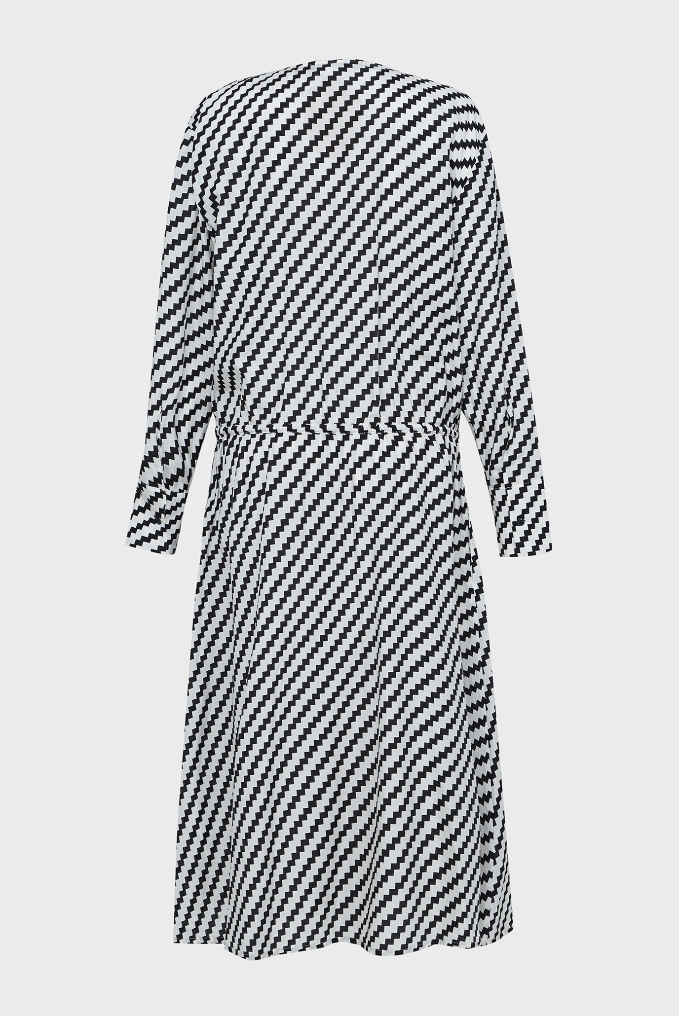 Платье ZIGZAG WAISTED MIDI DRESS 6