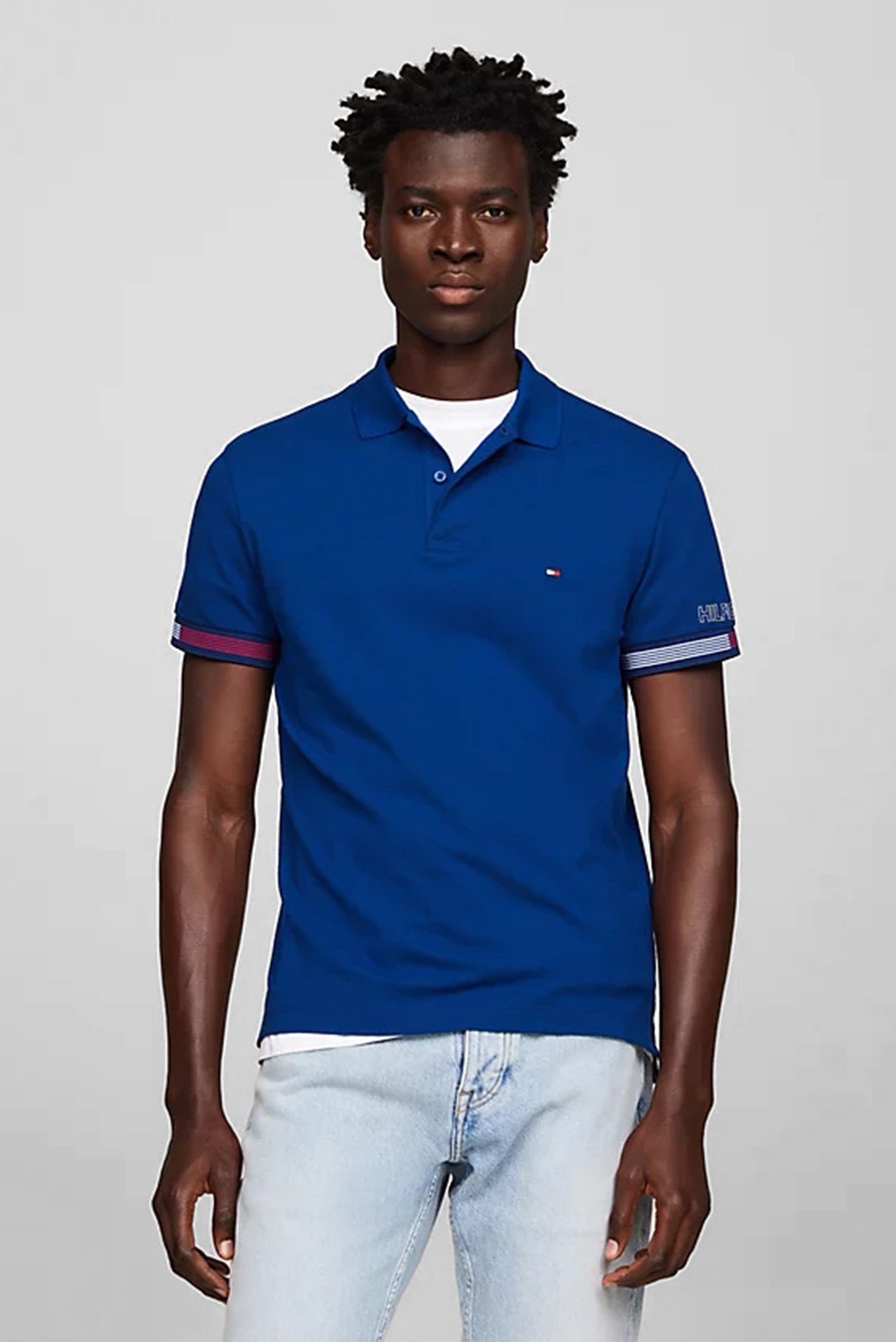 Поло FLAG CUFF SLIM POLO 1