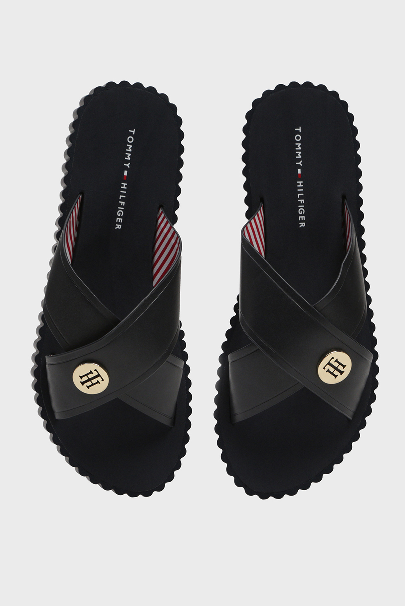 Женские темно-синие слайдеры HARDWARE DETAIL 3