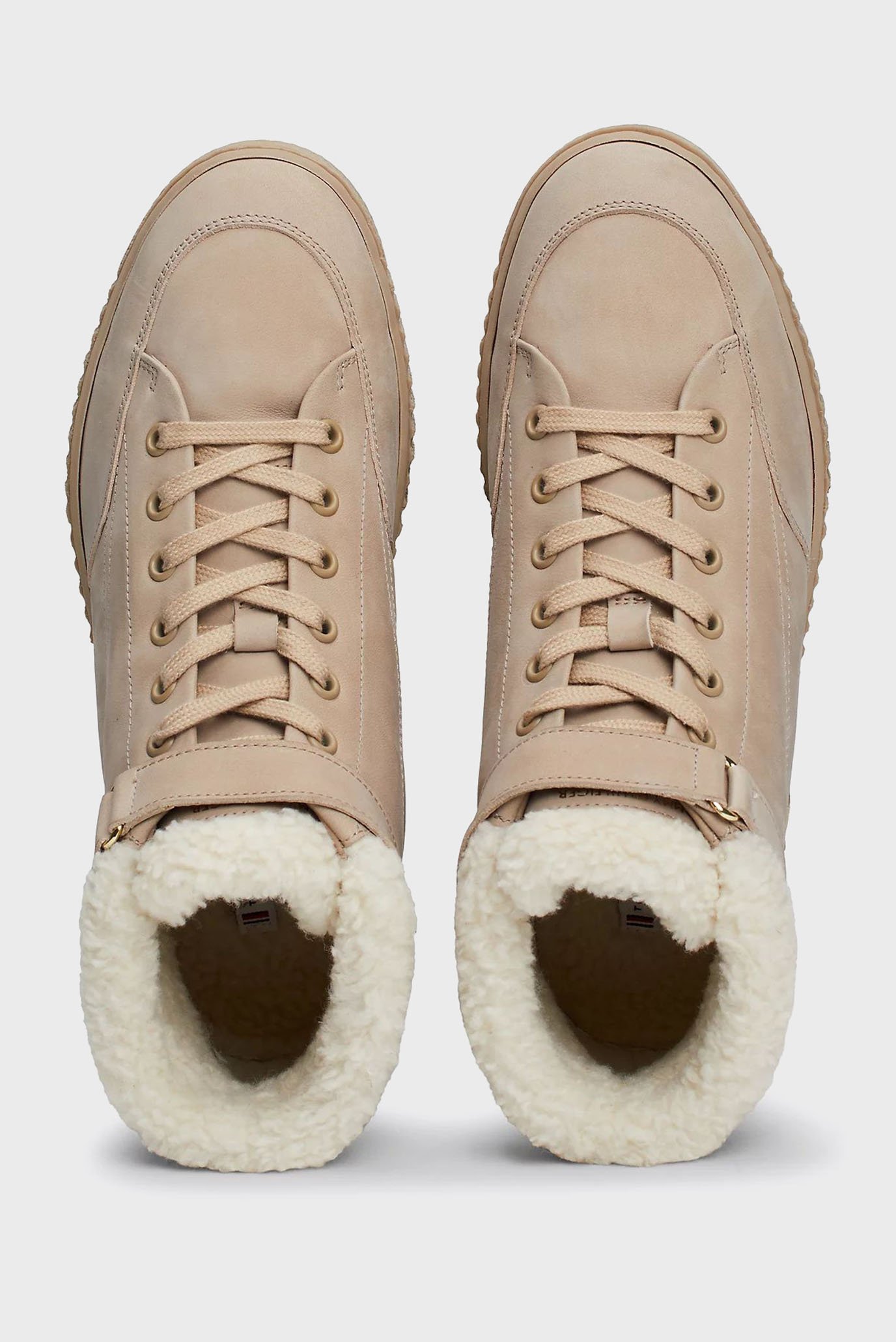 Хайтопы FAUX FUR NUBUCK LOW LACE-UP 4