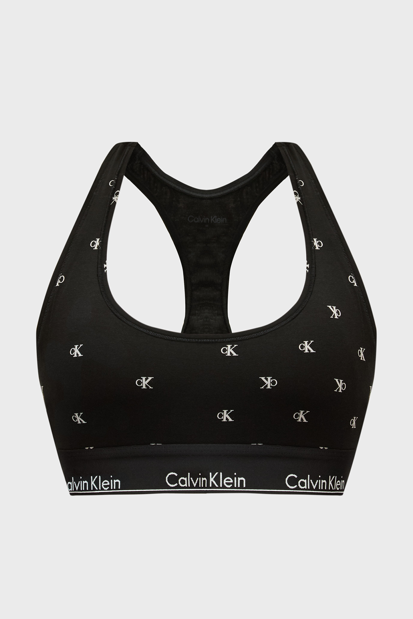 Женский черный топ с узором UNLINED BRALETTECalvin Klein Женский черный топ с узором UNLINED BRALETTE 6