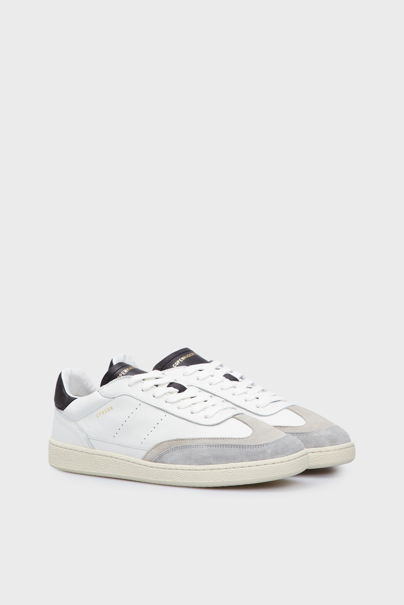 Мужские белые кожаные сникерсы 3