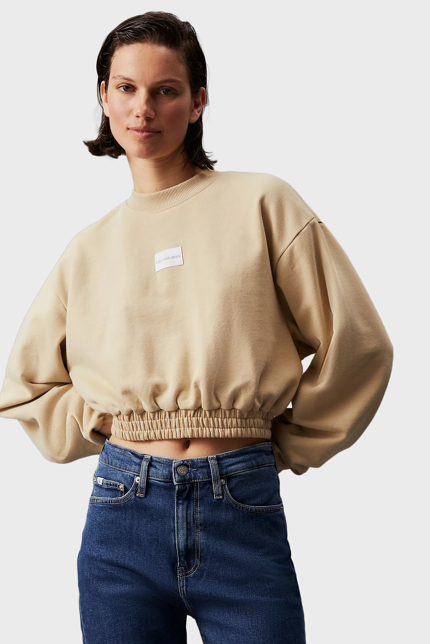 Свитшот/WOVEN LABEL CREW NECK 1