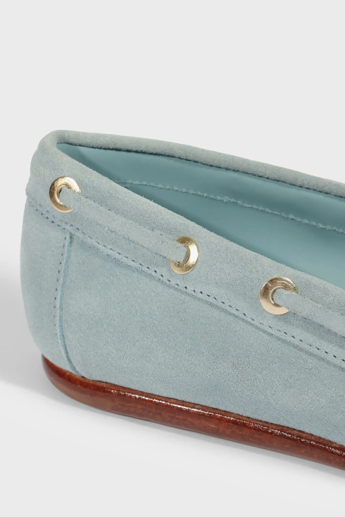 Лоферы CALC-FSR  HEAVY SUEDE    |LIGHT AZURE 6