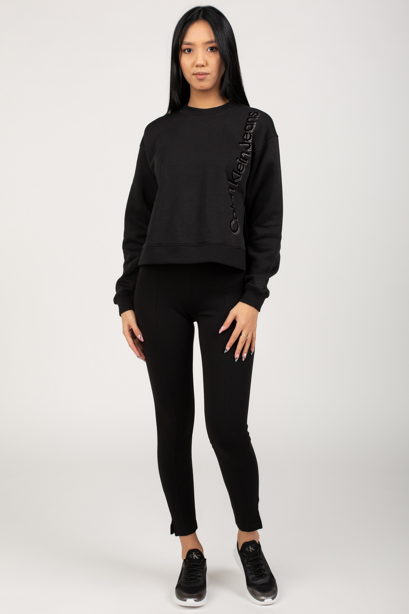 Свитшот INSTITUTIONAL SPLIT CREWNECK Calvin Klein Jeans Свитшот INSTITUTIONAL SPLIT CREWNECK 5