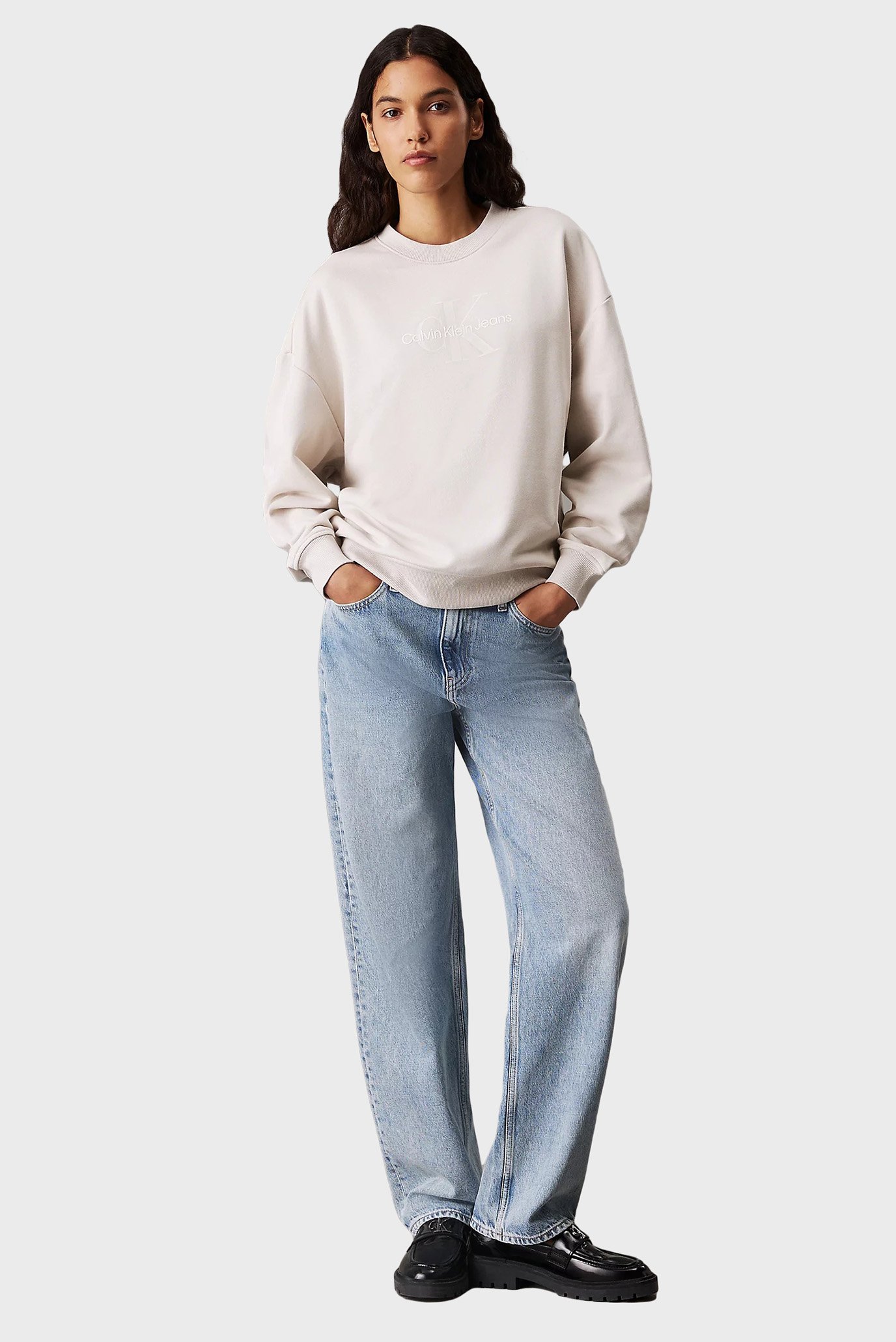 Свитшот GLOSSY MONOLOGO REGULAR CREWNECK 3